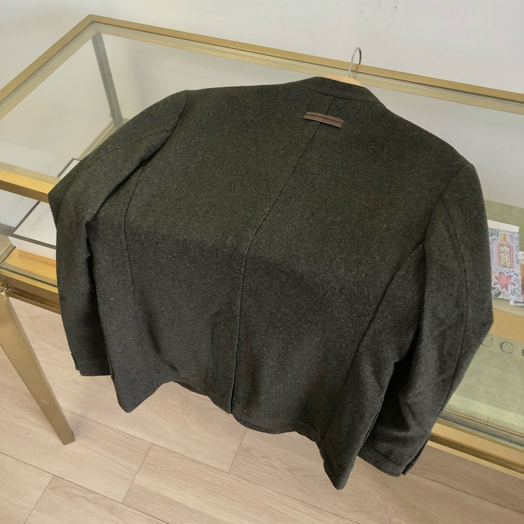 Black and Dark grey Jacket - FashionHype.xyz