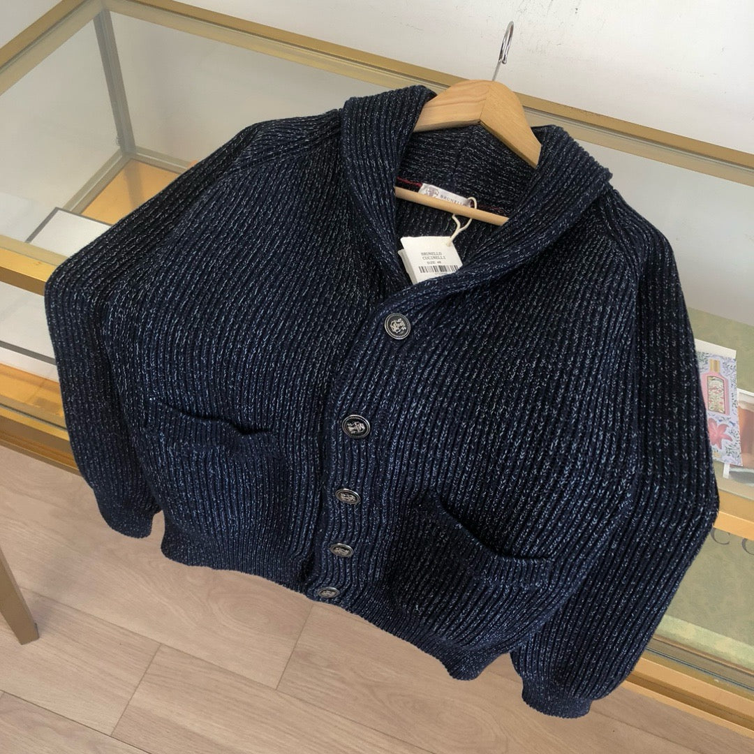 Brown and Blue Jacket - FashionHype.xyz