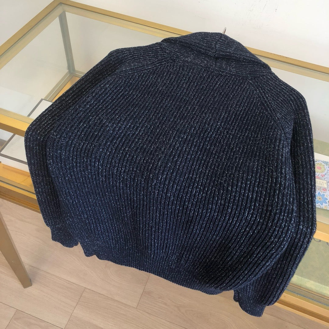 Brown and Blue Jacket - FashionHype.xyz