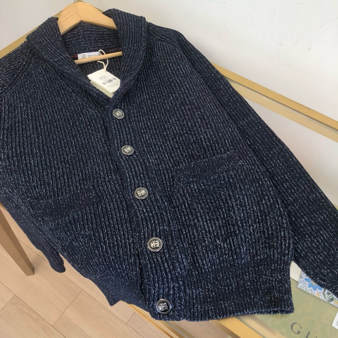 Brown and Blue Jacket - FashionHype.xyz