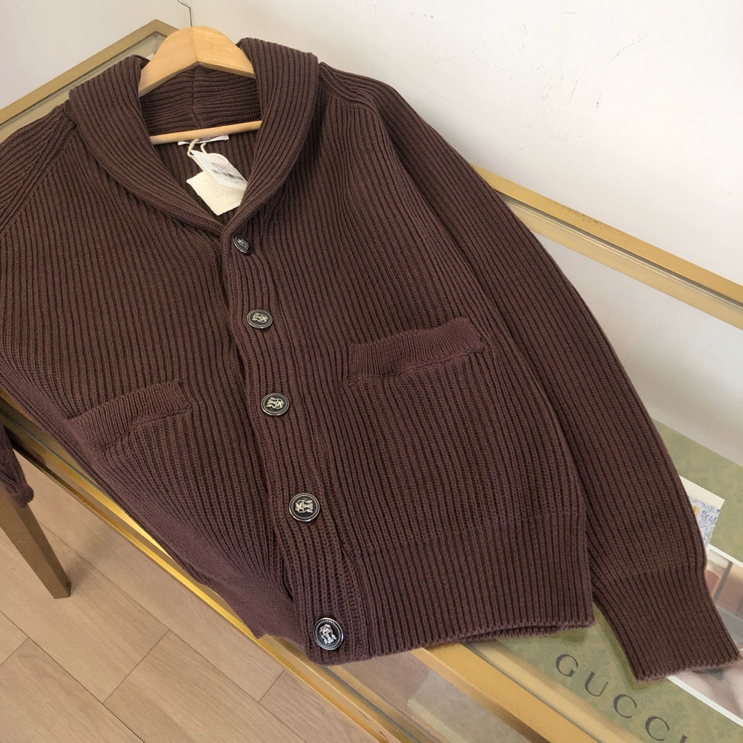 Brown and Blue Jacket - FashionHype.xyz