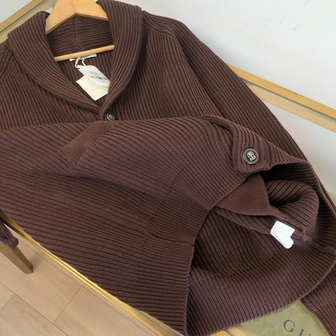 Brown and Blue Jacket - FashionHype.xyz