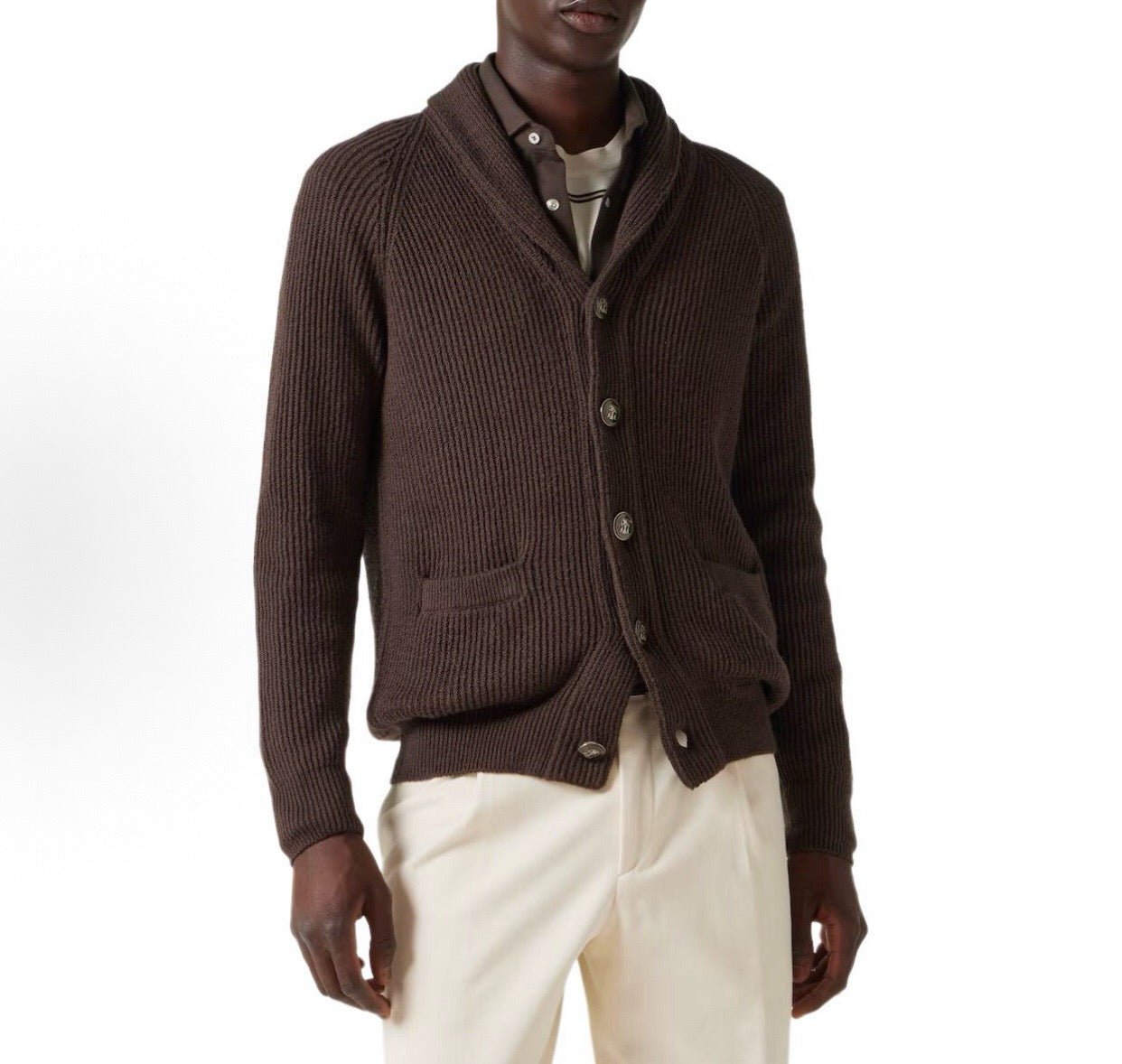 Brown and Blue Jacket - FashionHype.xyz