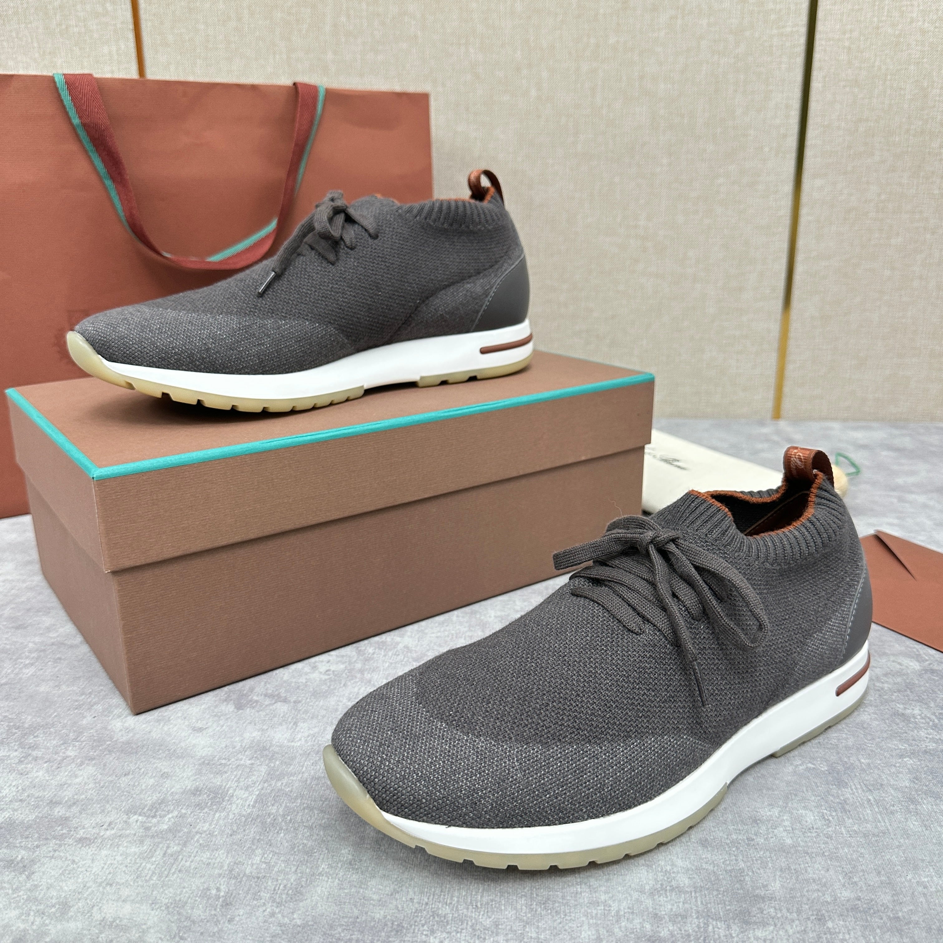 Blue, grey and Black Shoes