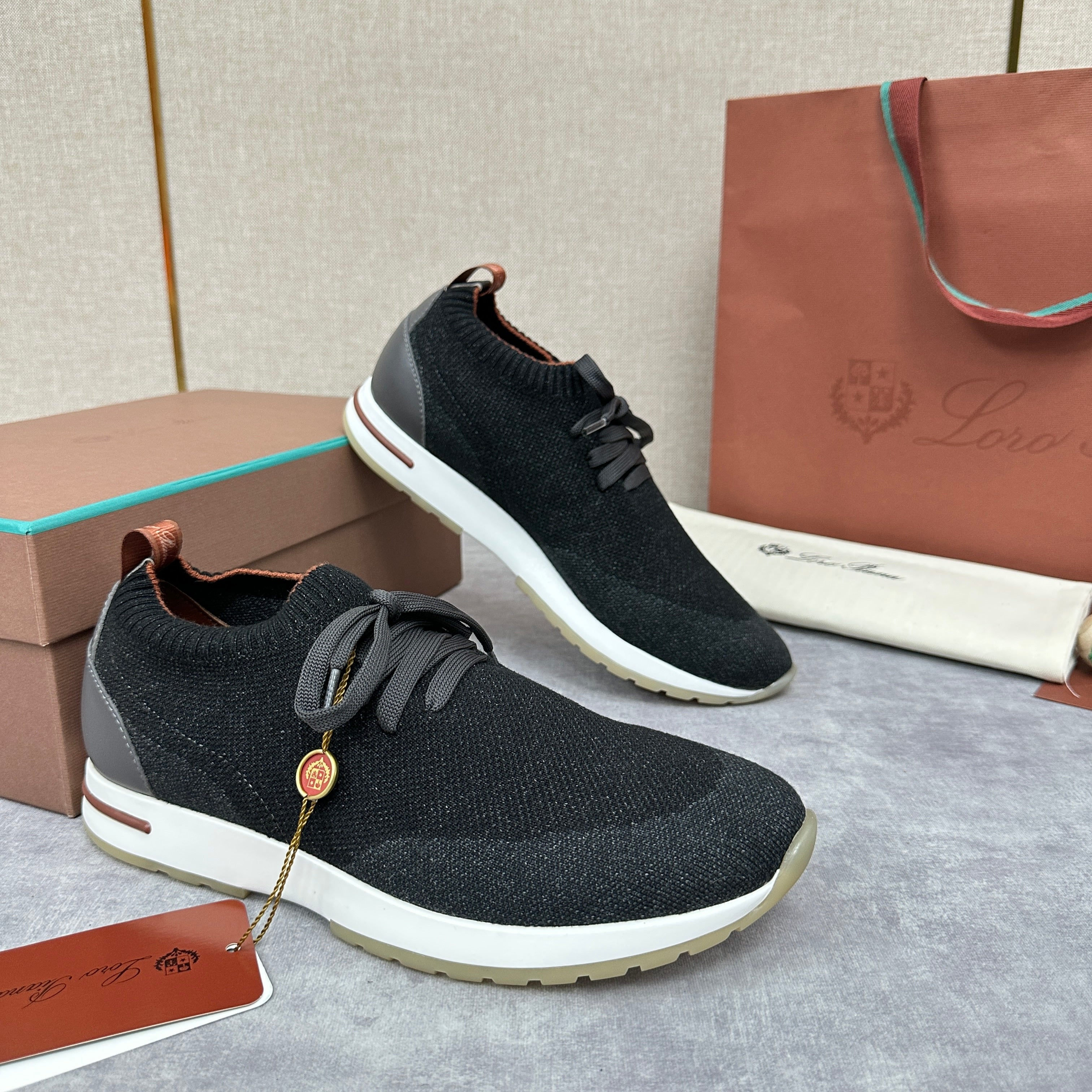 Blue, grey and Black Shoes