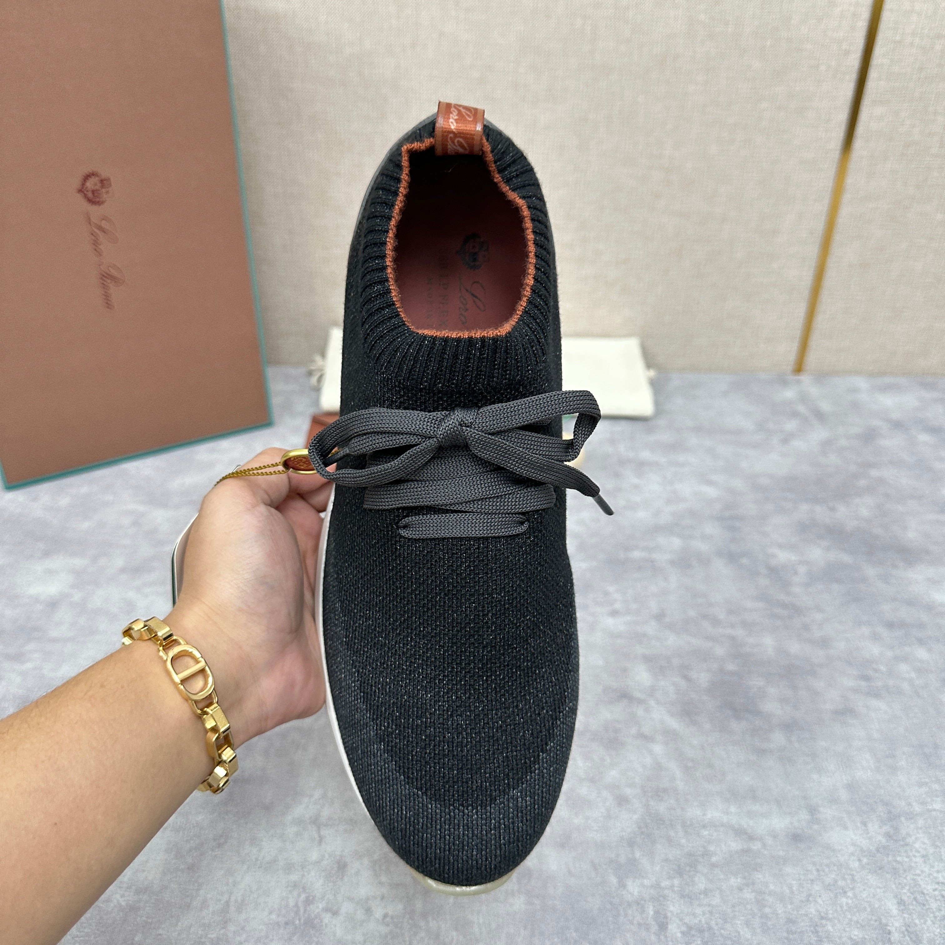 Blue, grey and Black Shoes
