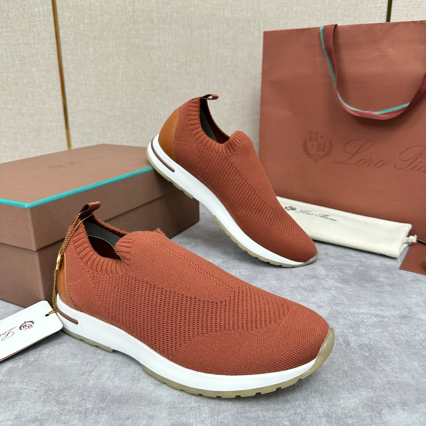 Rust, Forest Green, Navy Shoes