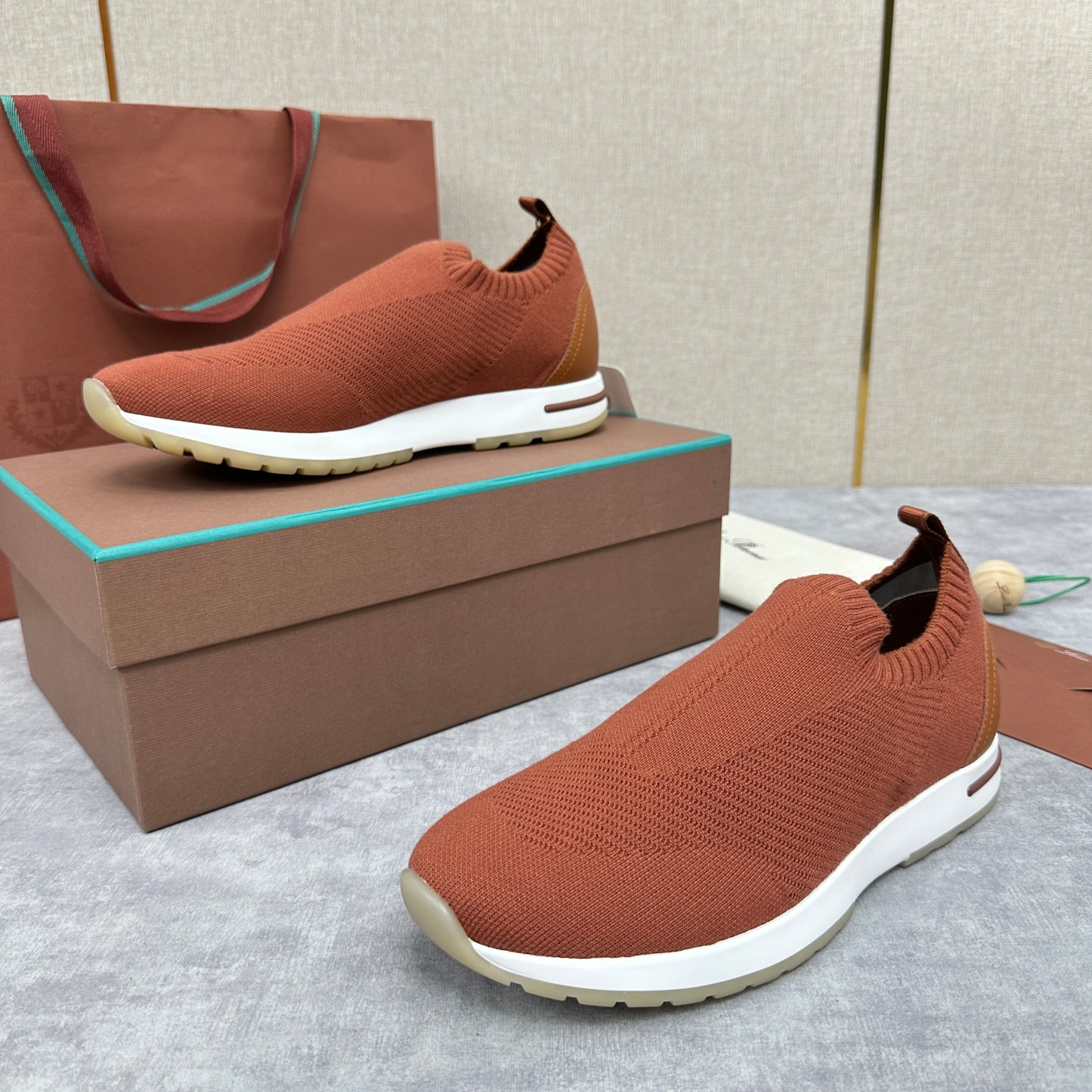 Rust, Forest Green, Navy Shoes