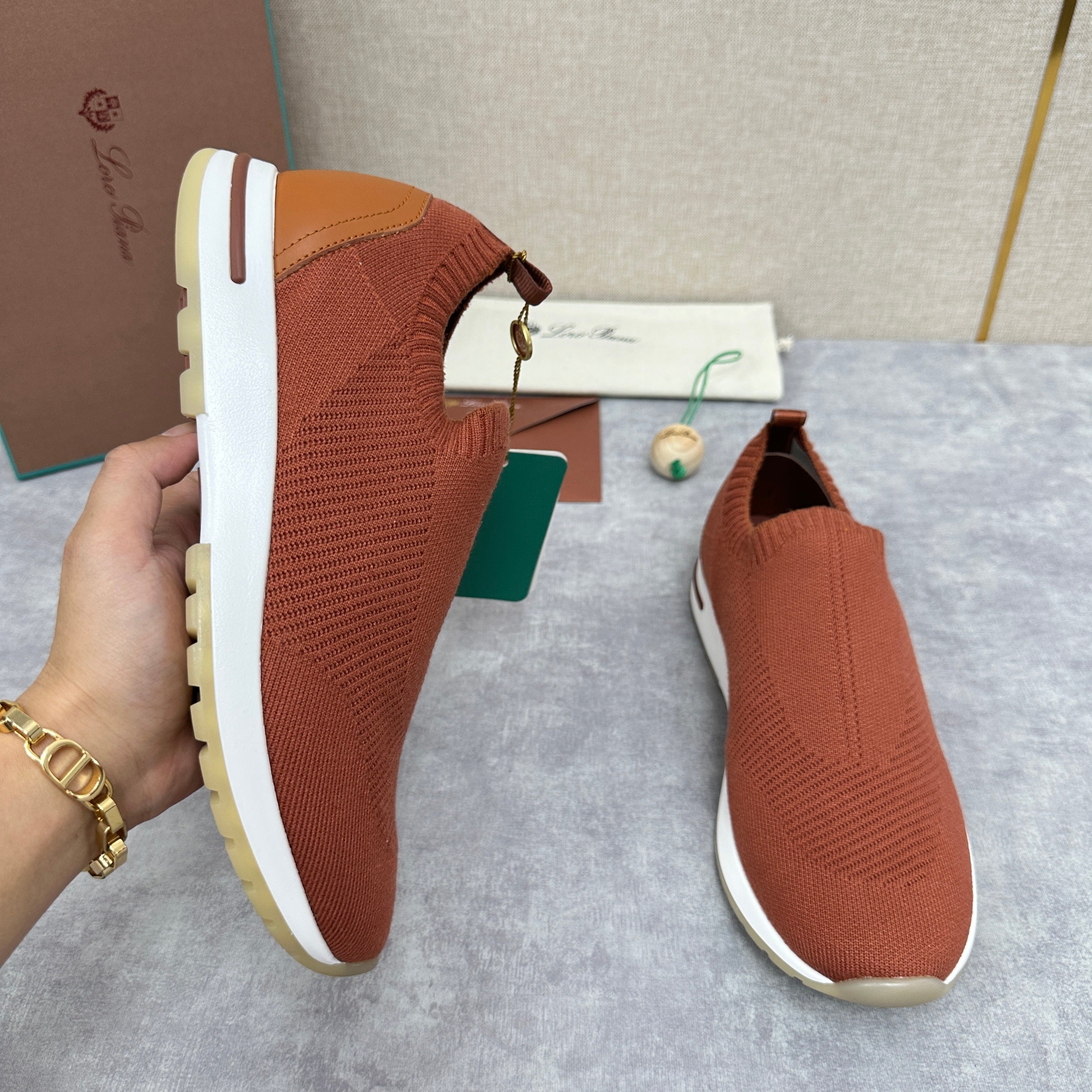 Rust, Forest Green, Navy Shoes