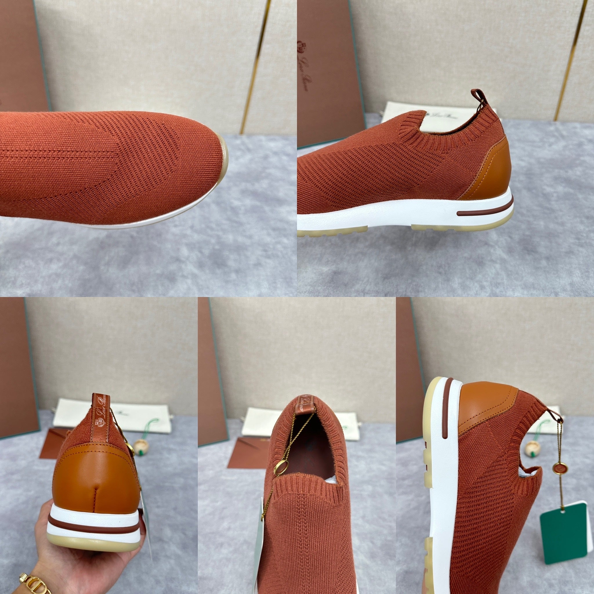 Rust, Forest Green, Navy Shoes