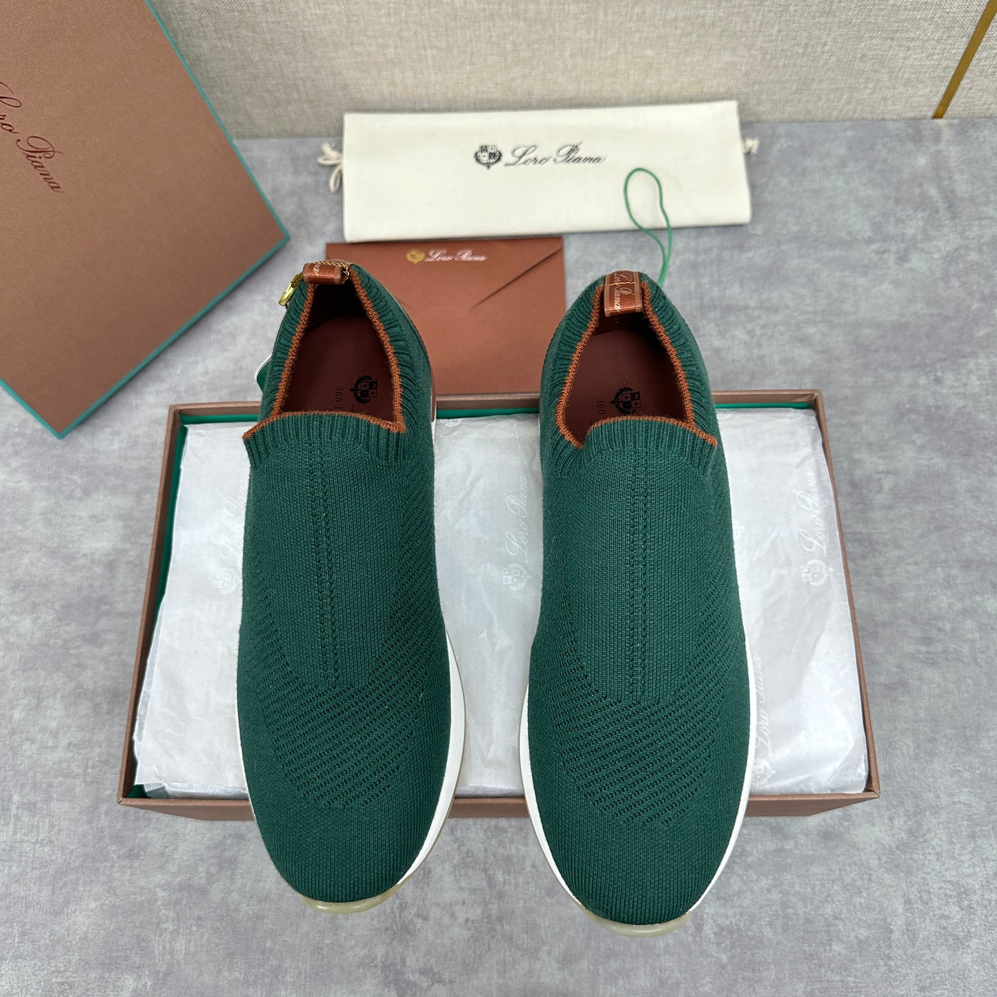 Rust, Forest Green, Navy Shoes