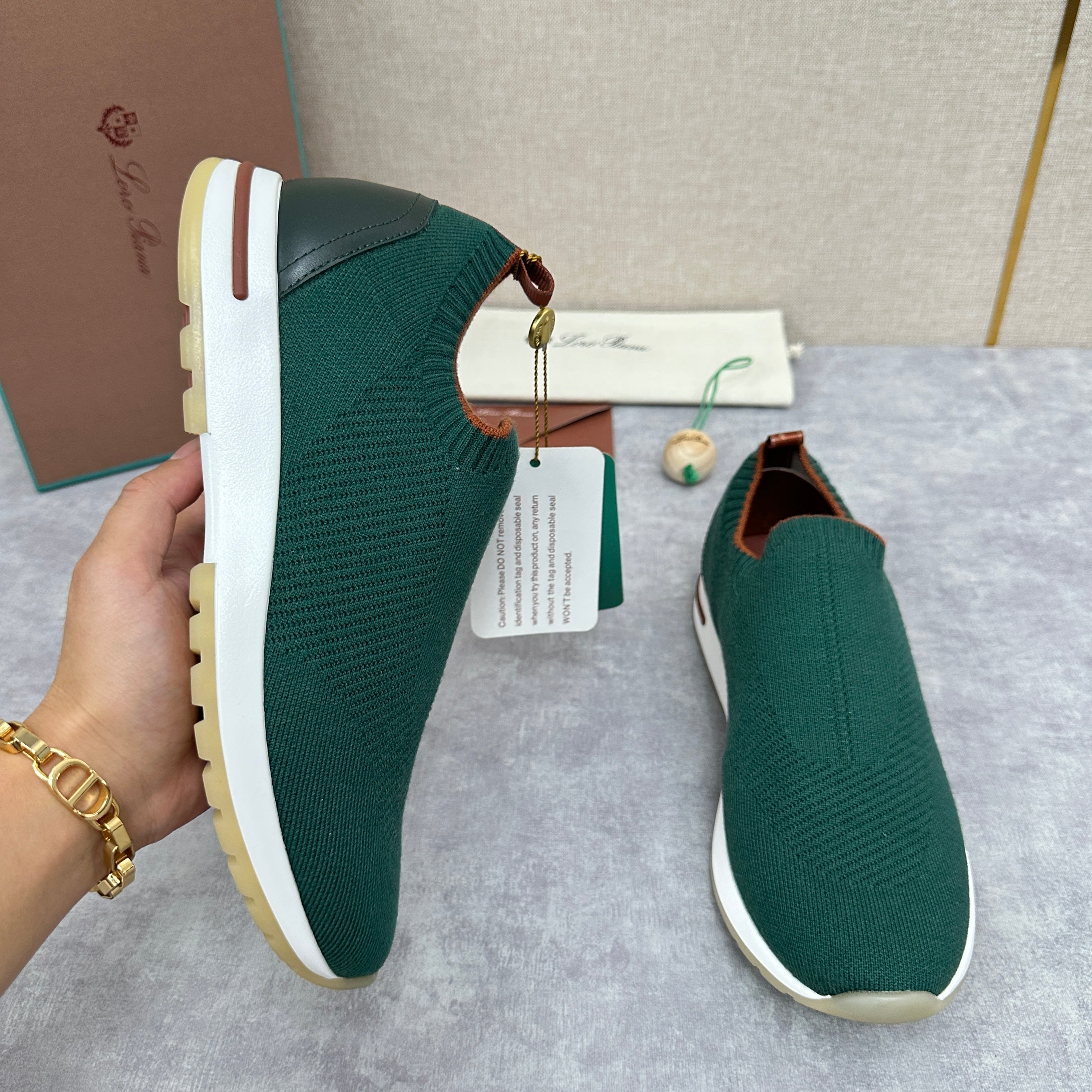 Rust, Forest Green, Navy Shoes