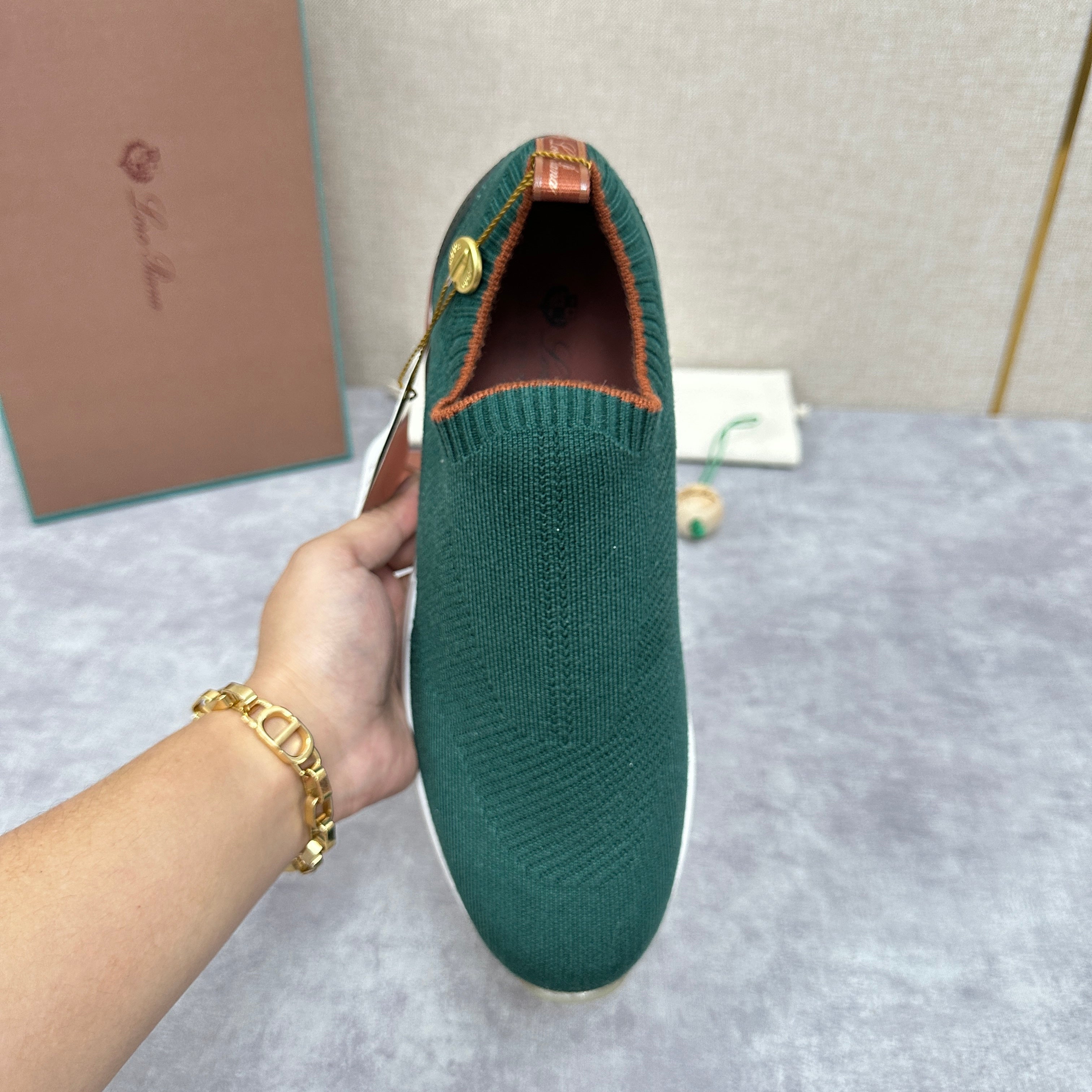 Rust, Forest Green, Navy Shoes