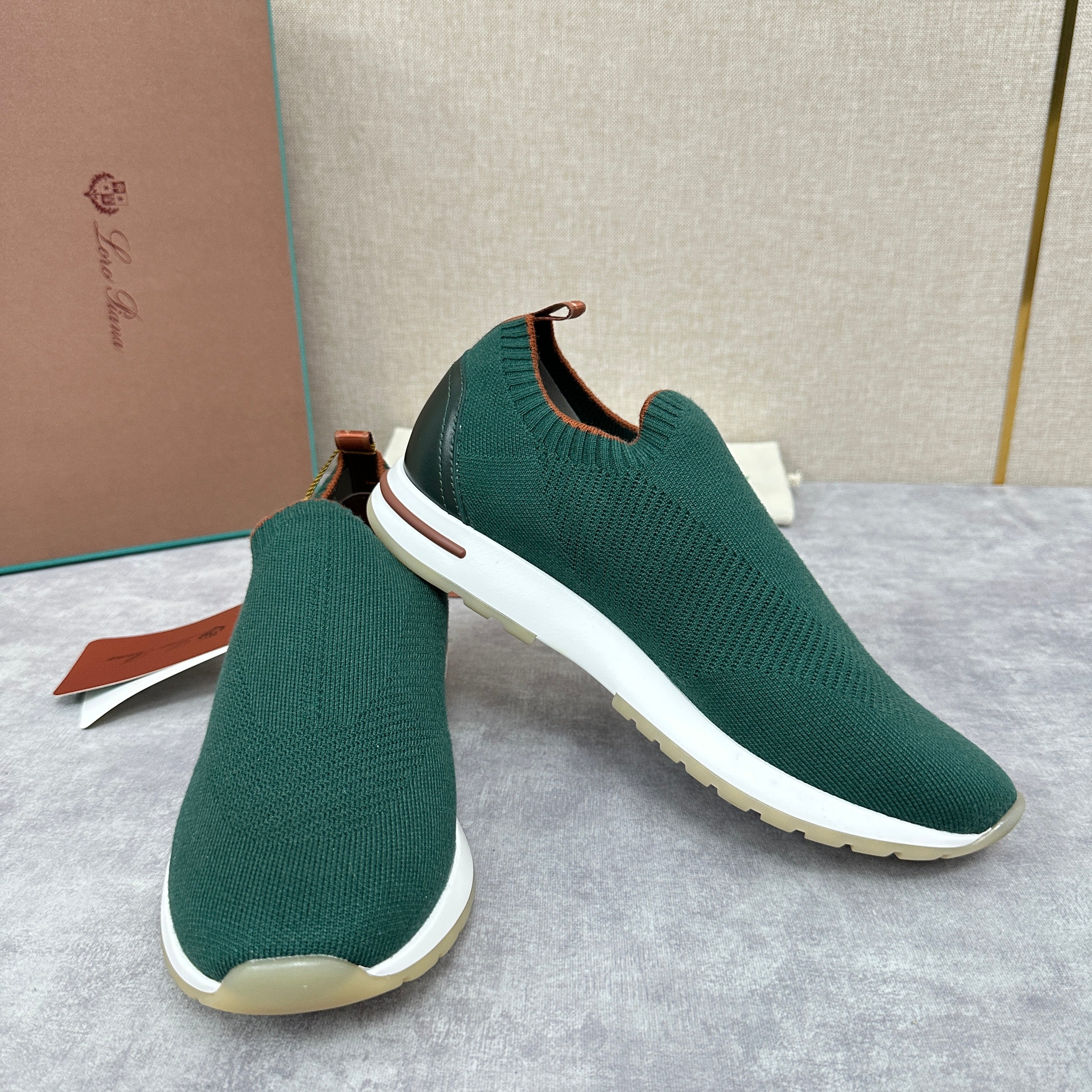 Rust, Forest Green, Navy Shoes