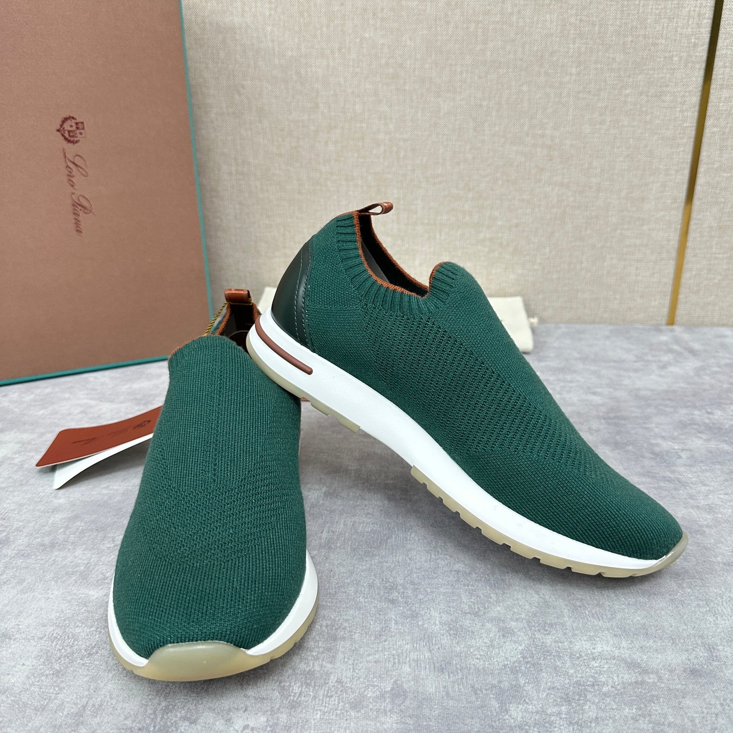 Rust, Forest Green, Navy Shoes