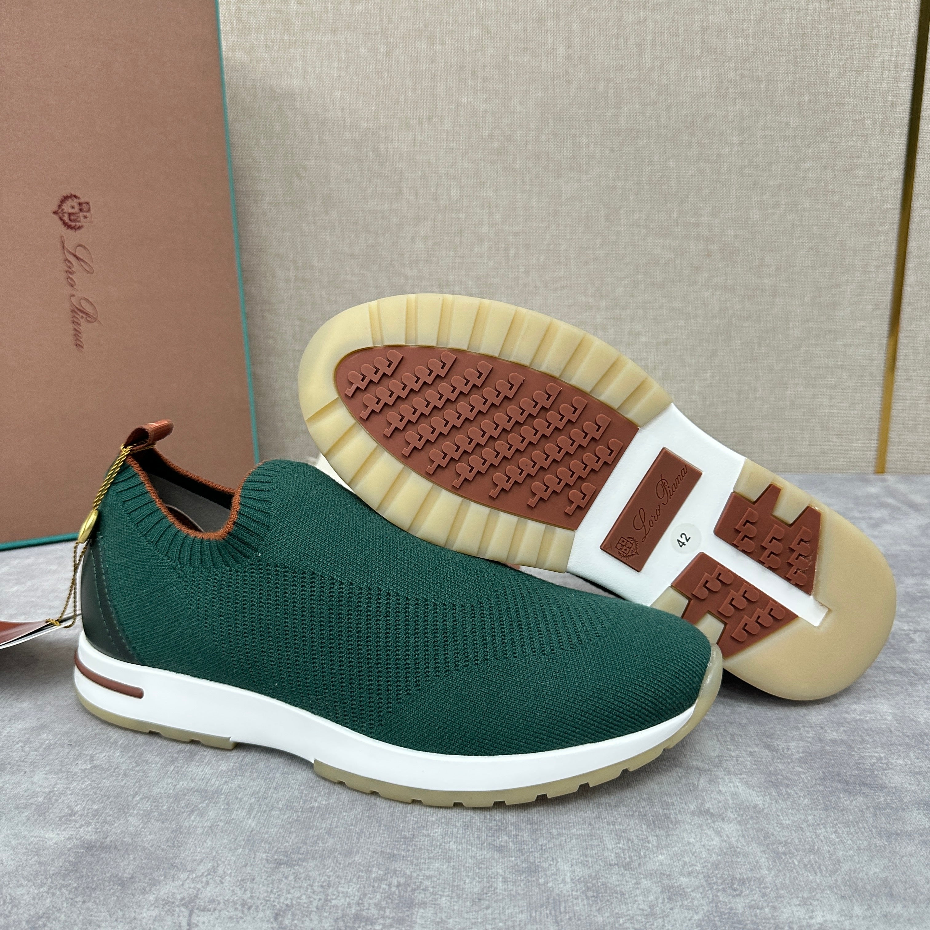 Rust, Forest Green, Navy Shoes
