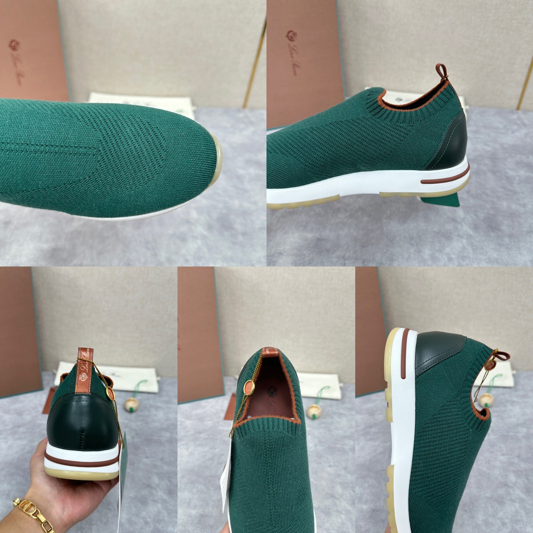 Rust, Forest Green, Navy Shoes