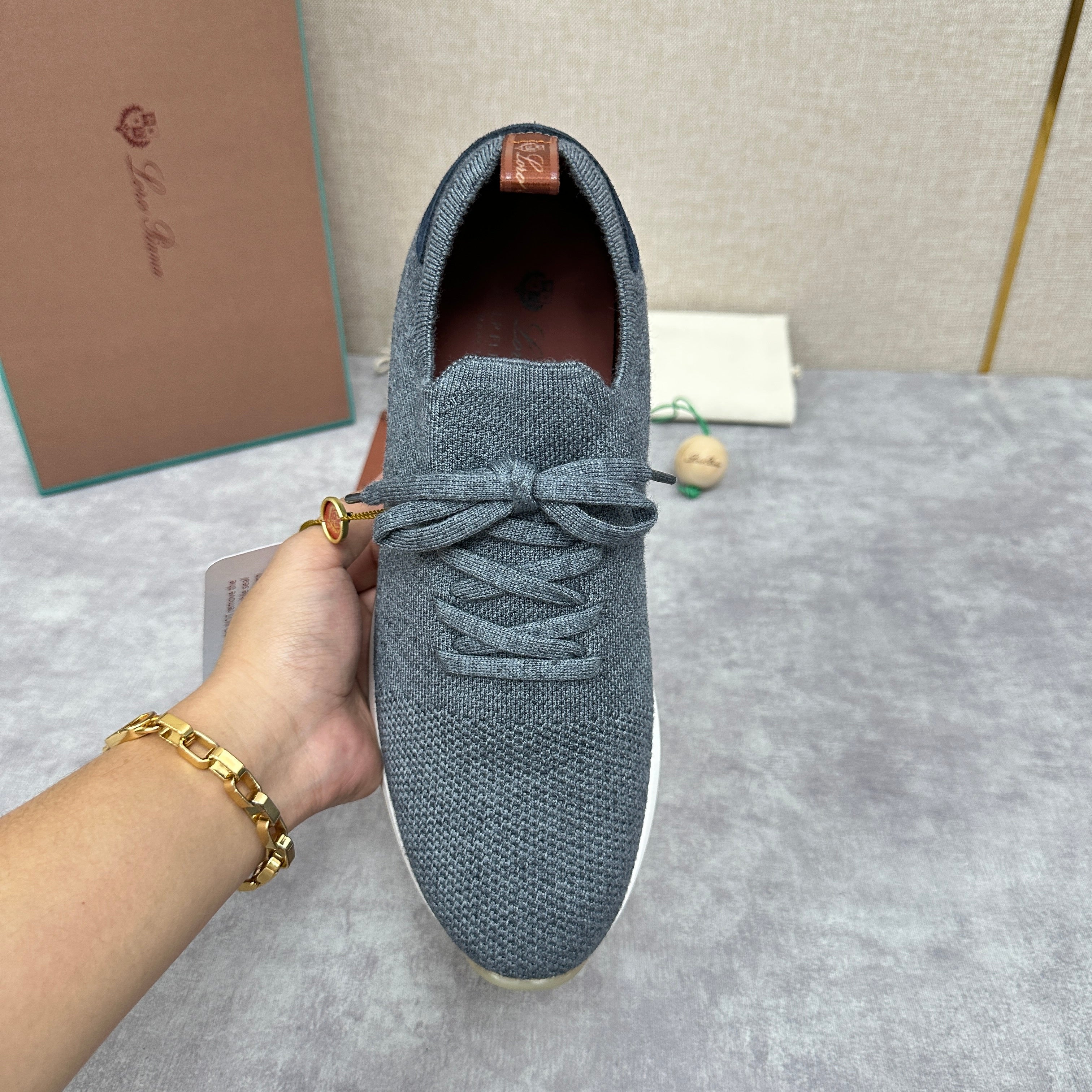 Grey, Brown, Navy blue and Dark brown Shoes - FashionHype.xyz
