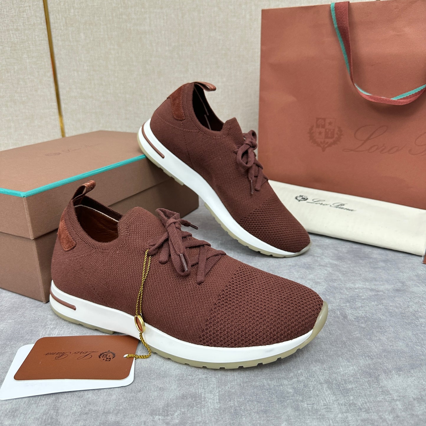 Grey, Brown, Navy blue and Dark brown Shoes