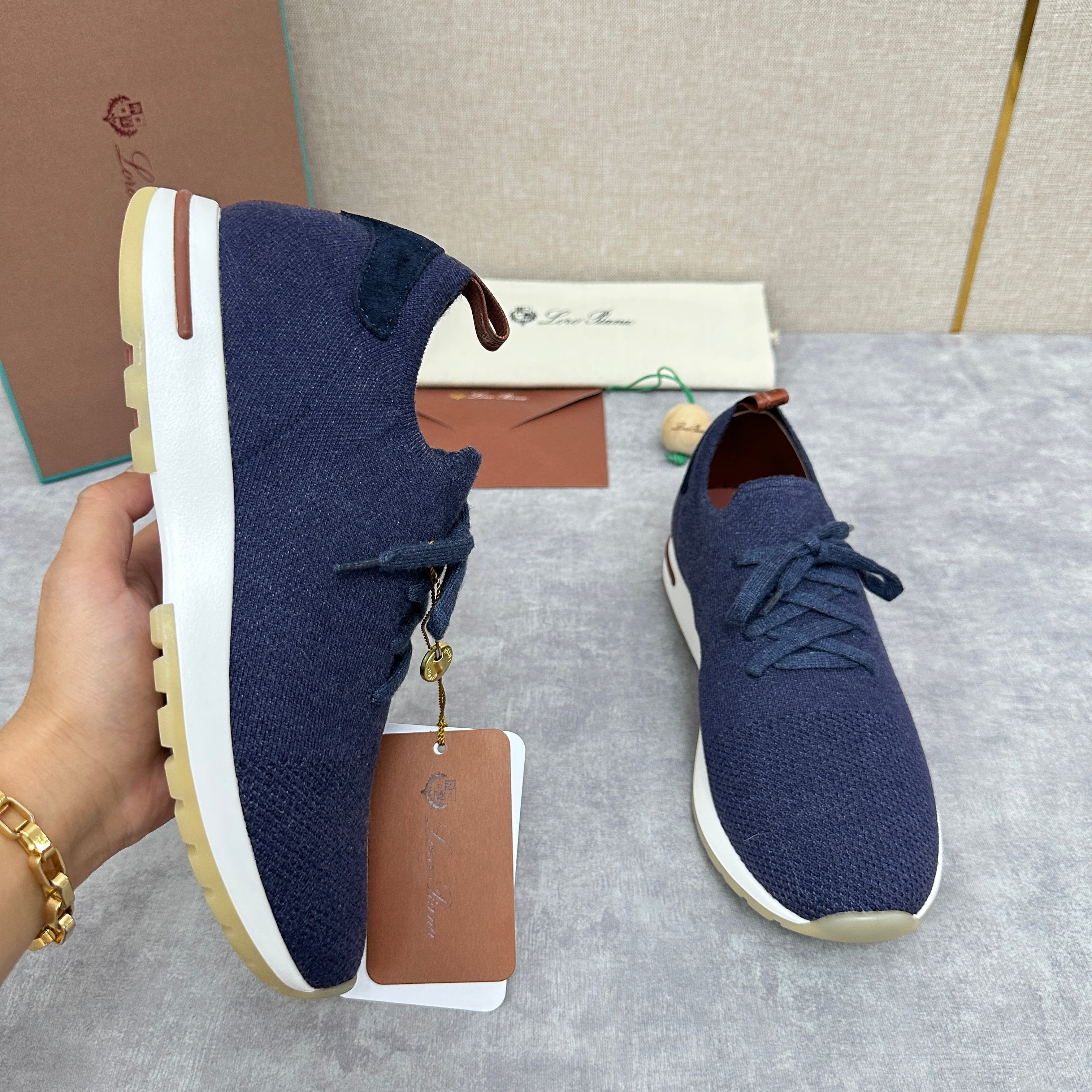 Grey, Brown, Navy blue and Dark brown Shoes - FashionHype.xyz