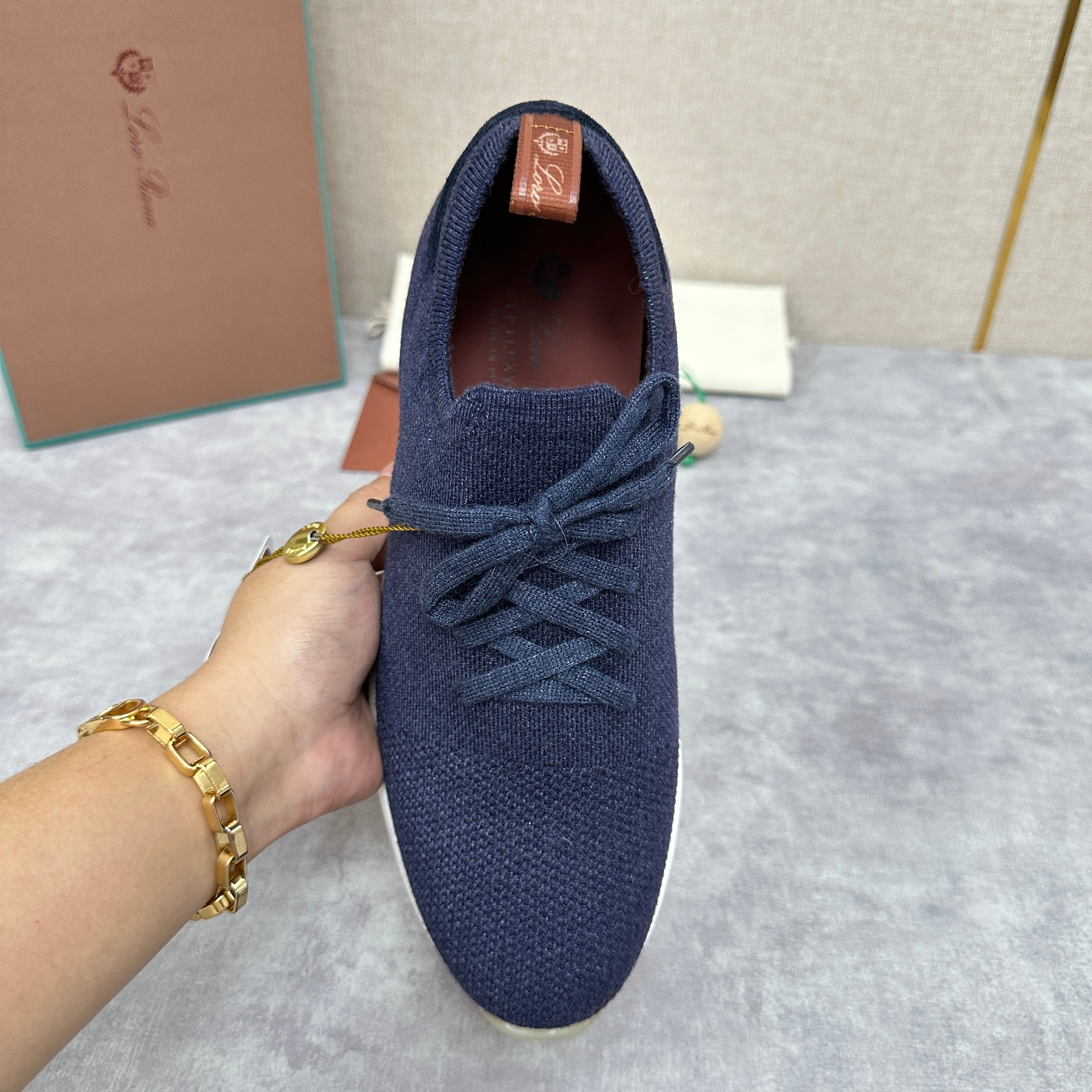 Grey, Brown, Navy blue and Dark brown Shoes - FashionHype.xyz
