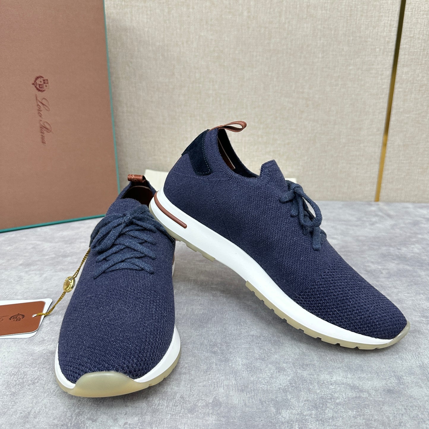 Grey, Brown, Navy blue and Dark brown Shoes