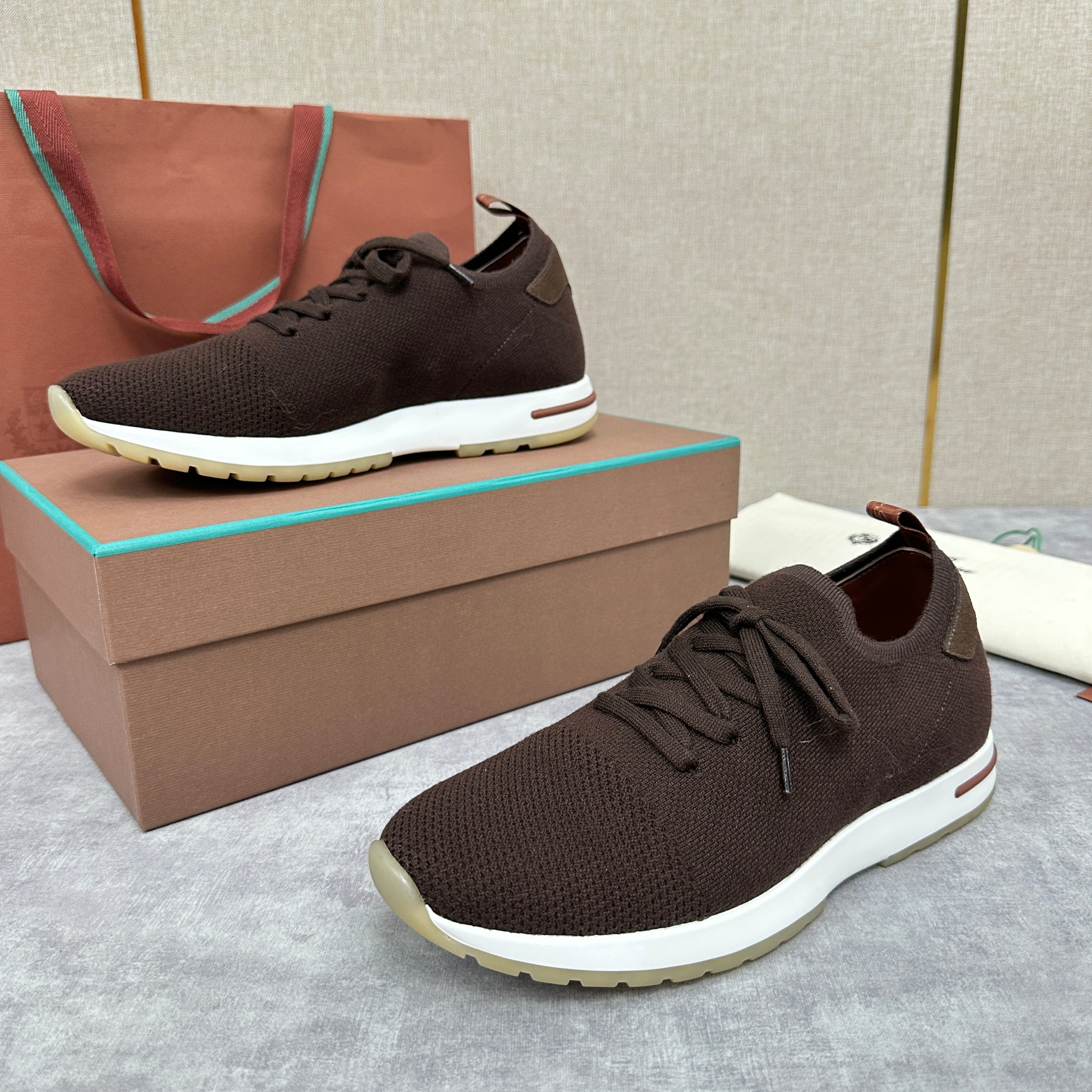 Grey, Brown, Navy blue and Dark brown Shoes - FashionHype.xyz