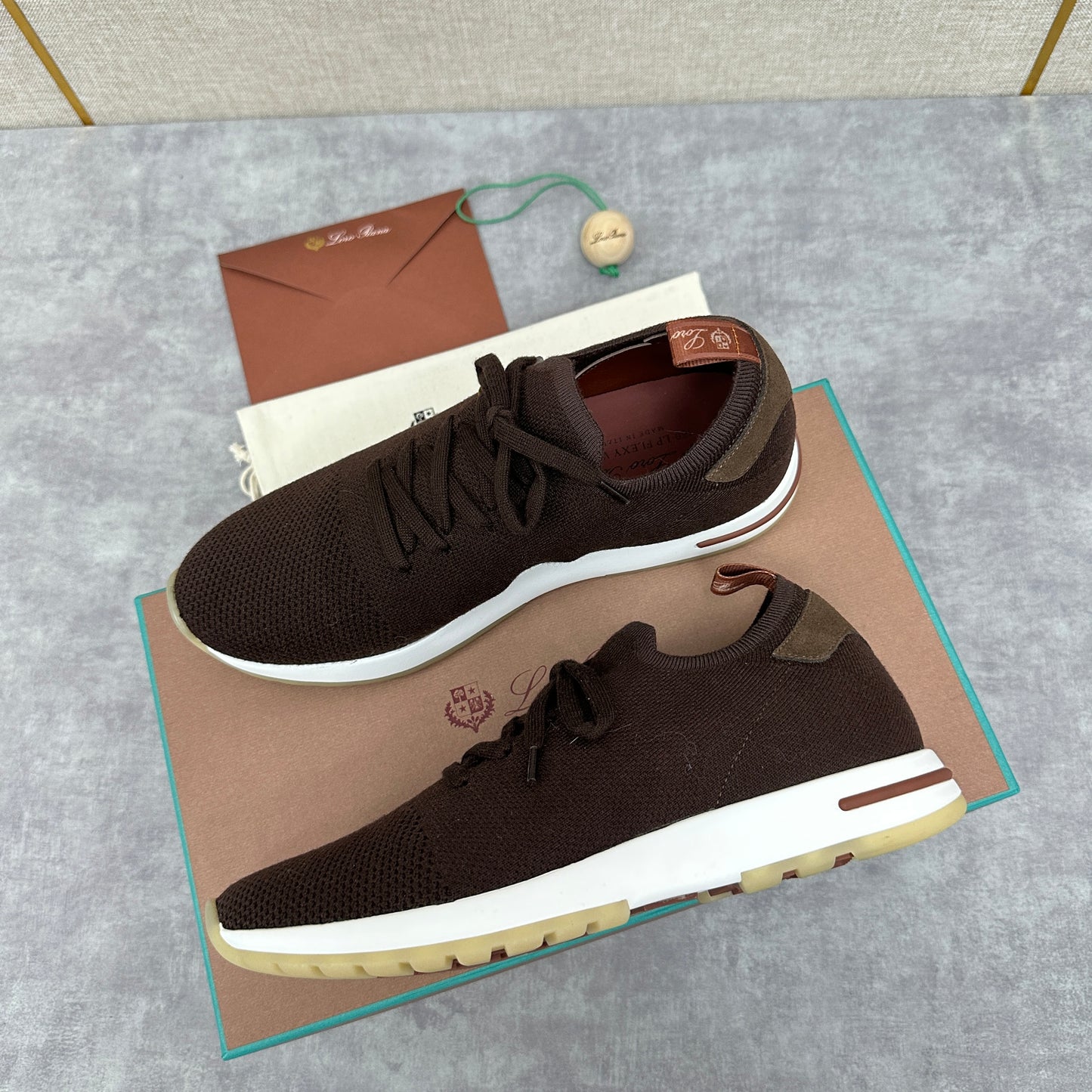 Grey, Brown, Navy blue and Dark brown Shoes