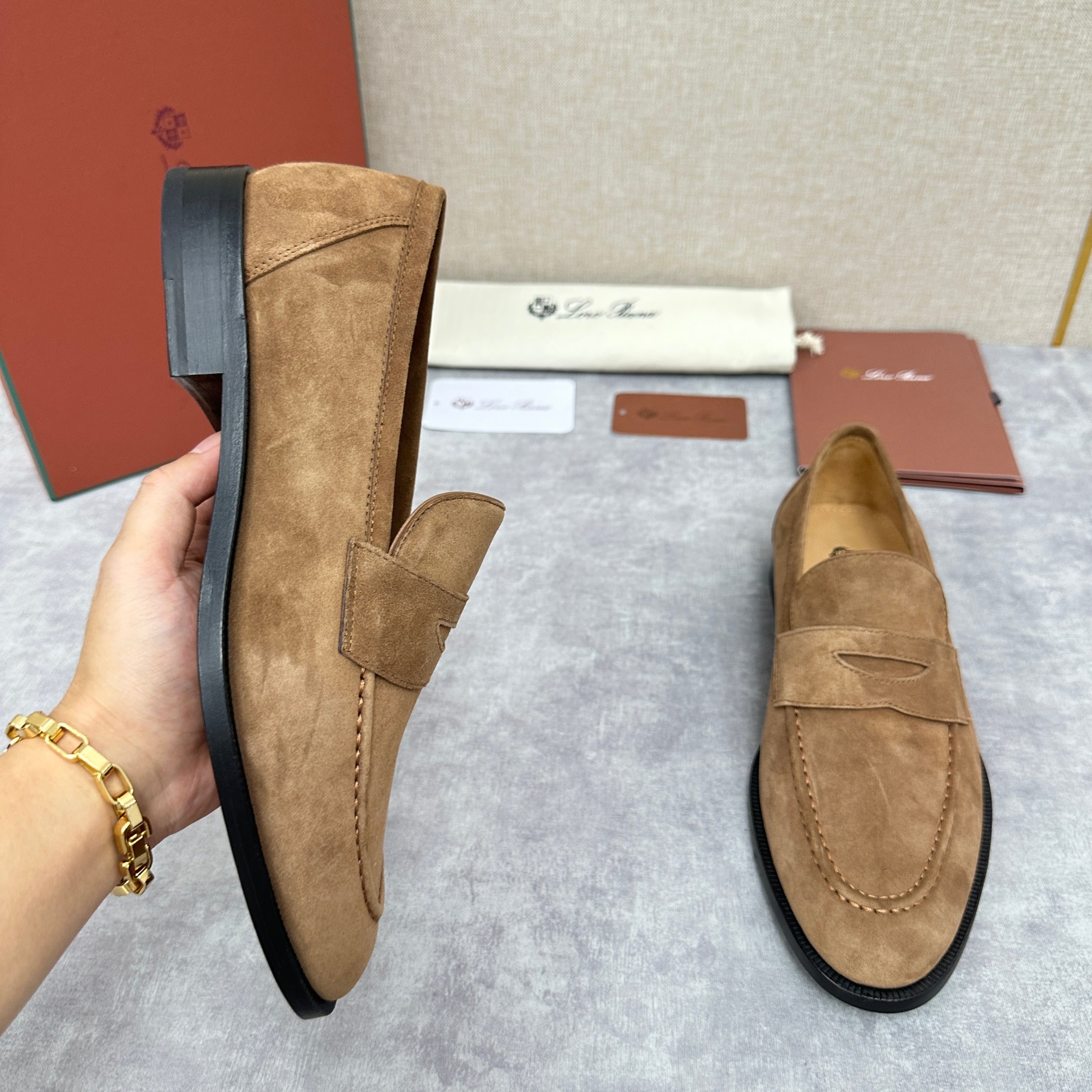 Dark green and Brown Shoes - FashionHype.xyz