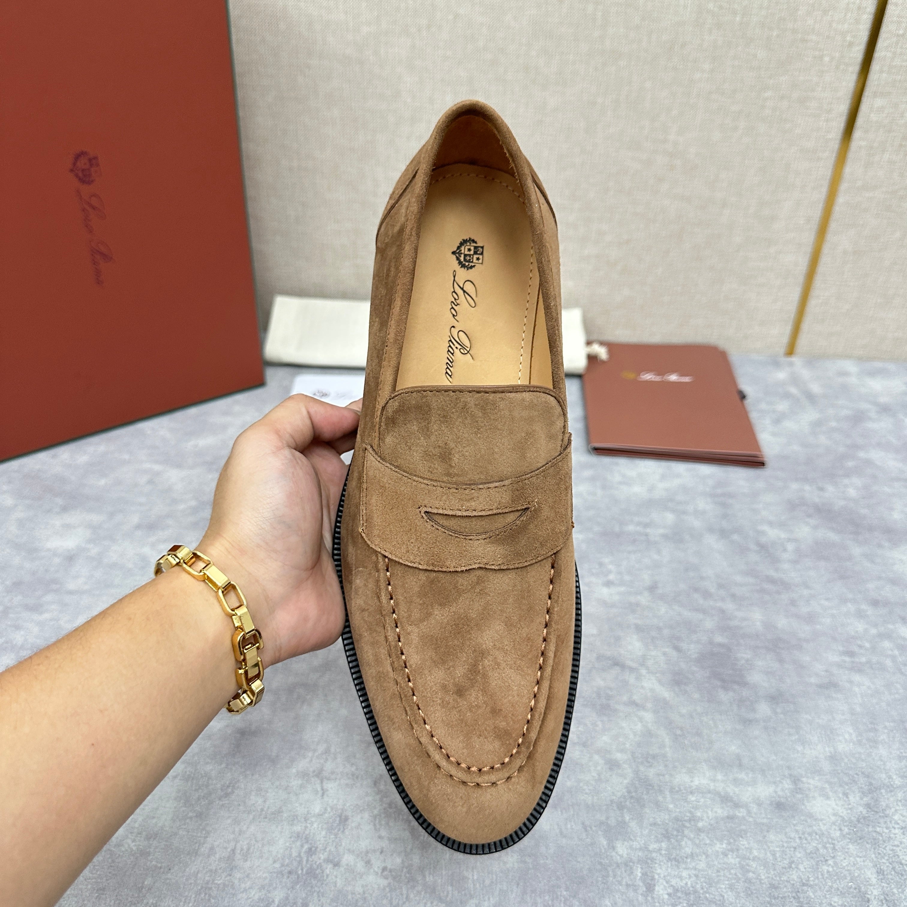 Dark green and Brown Shoes - FashionHype.xyz