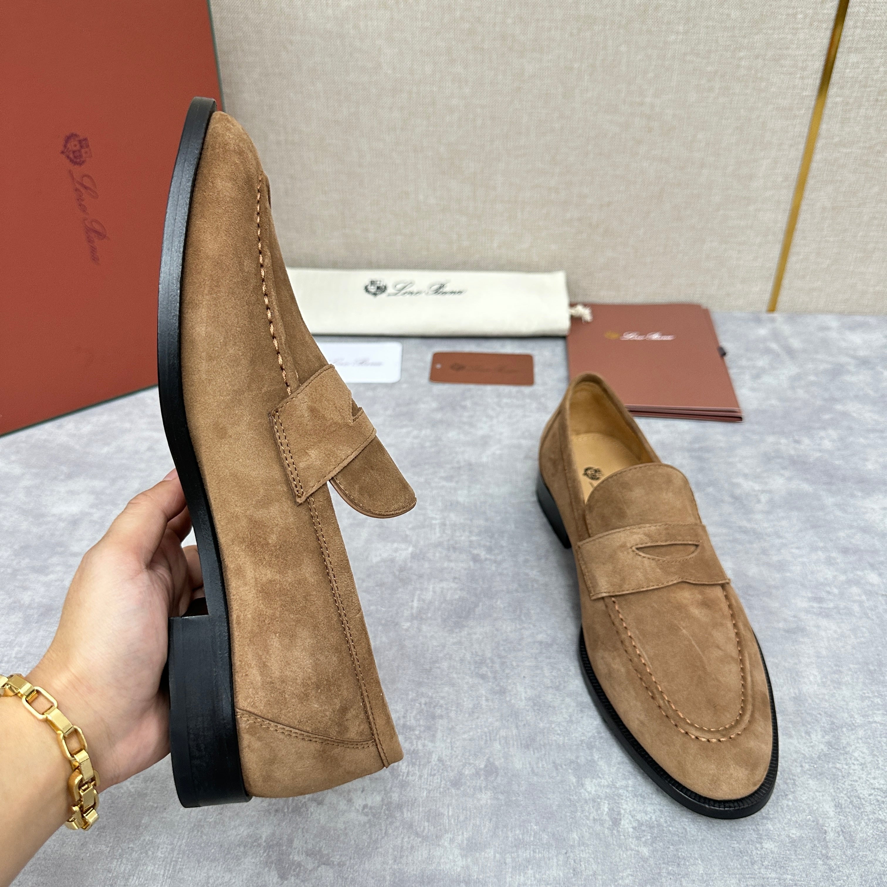 Dark green and Brown Shoes - FashionHype.xyz