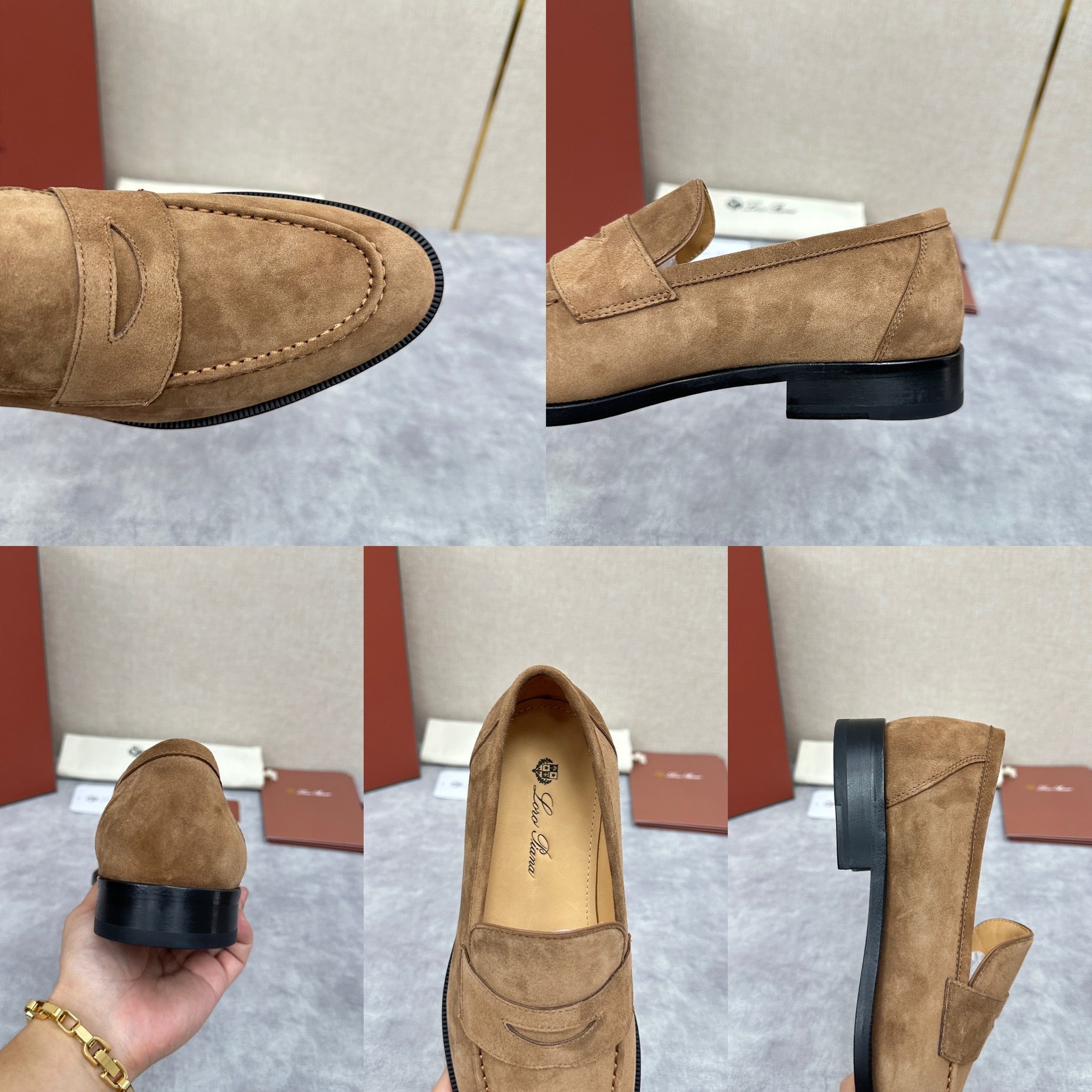 Dark green and Brown Shoes - FashionHype.xyz