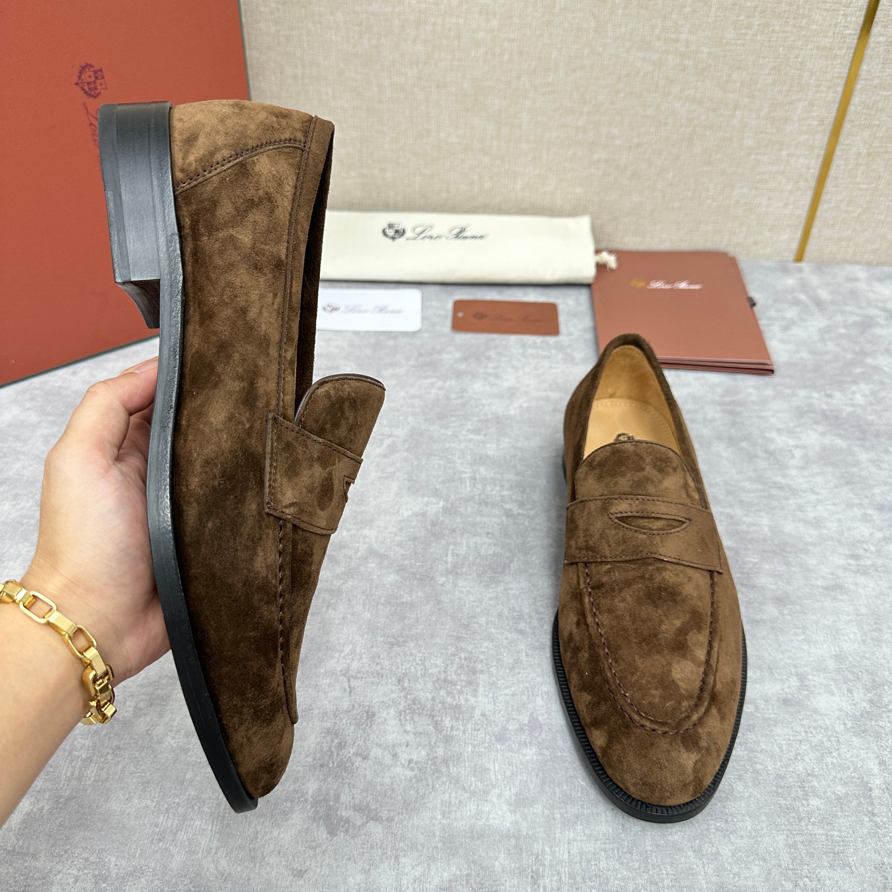 Brown, Dark brown and Black Shoes - FashionHype.xyz