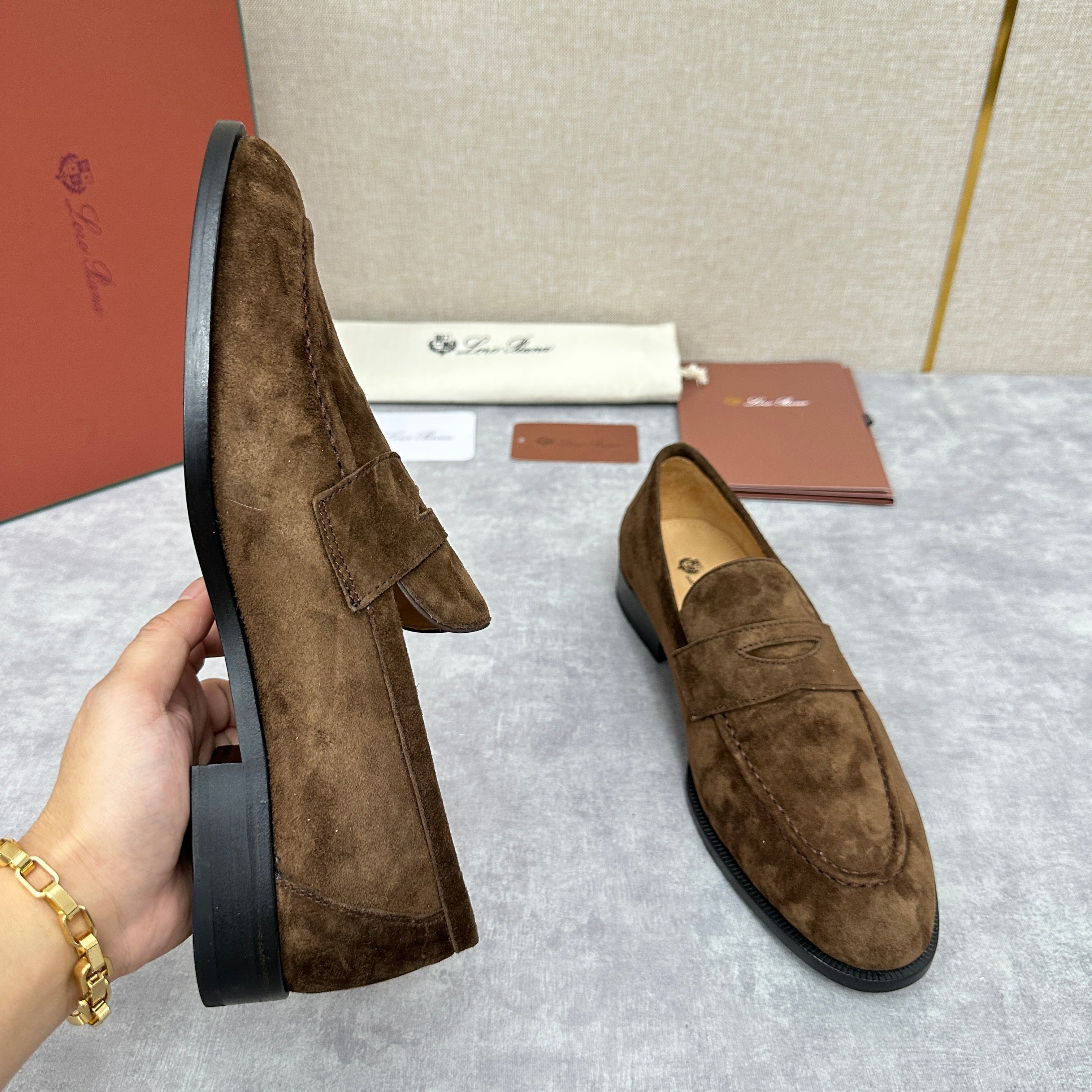 Brown, Dark brown and Black Shoes - FashionHype.xyz