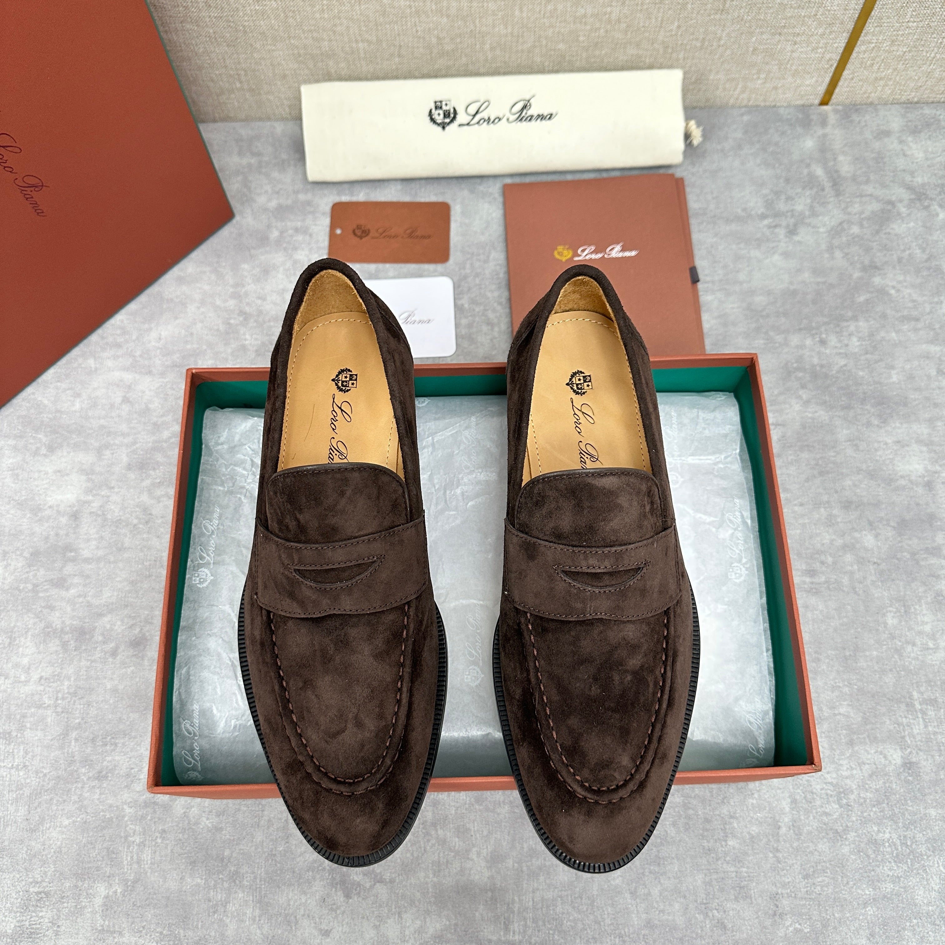 Brown, Dark brown and Black Shoes - FashionHype.xyz