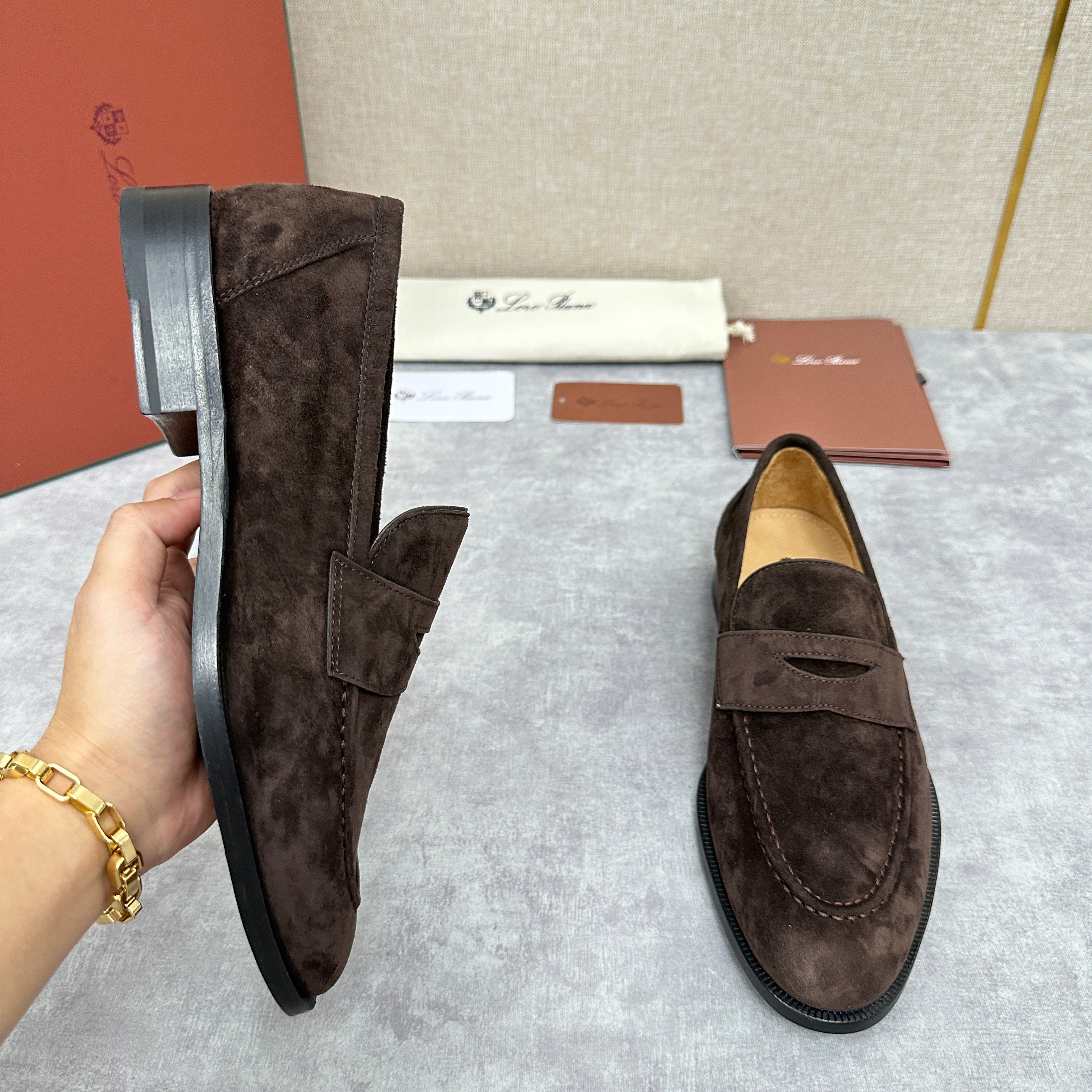Brown, Dark brown and Black Shoes - FashionHype.xyz