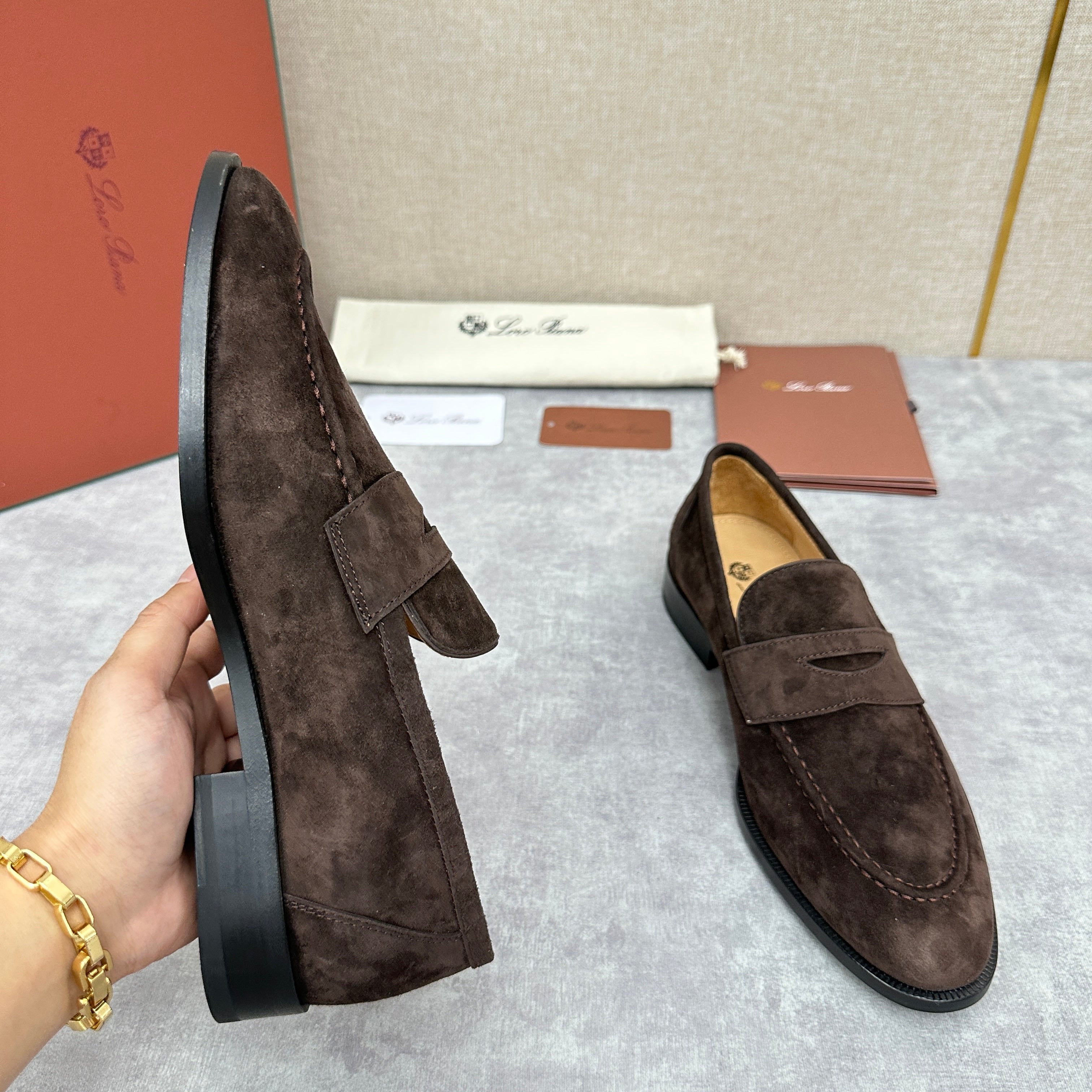 Brown, Dark brown and Black Shoes - FashionHype.xyz