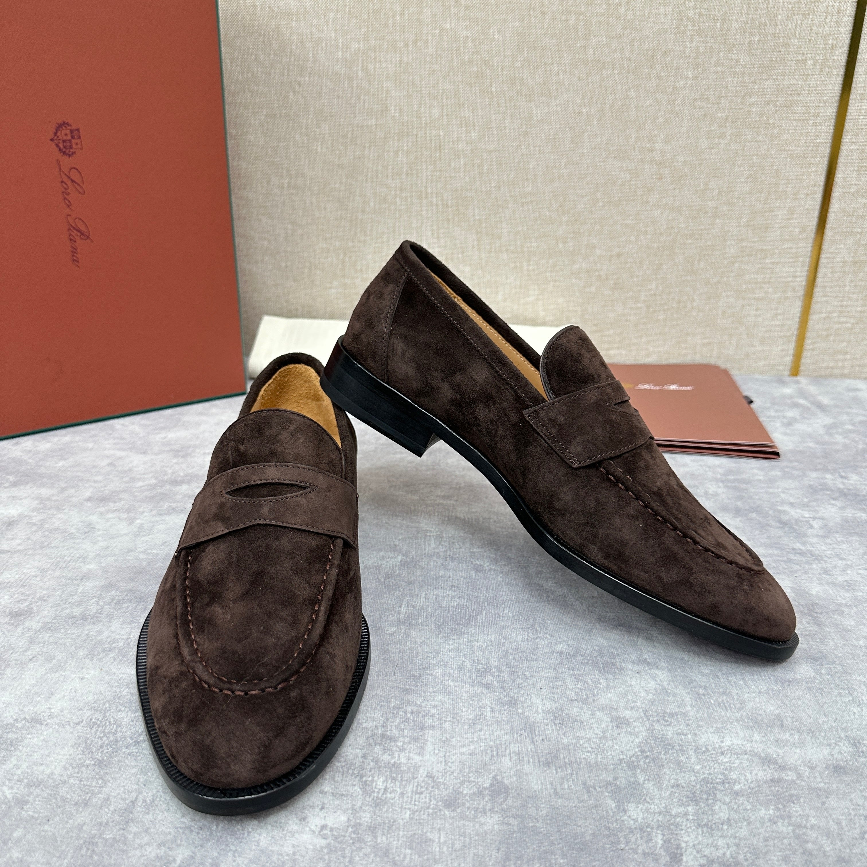 Brown, Dark brown and Black Shoes - FashionHype.xyz