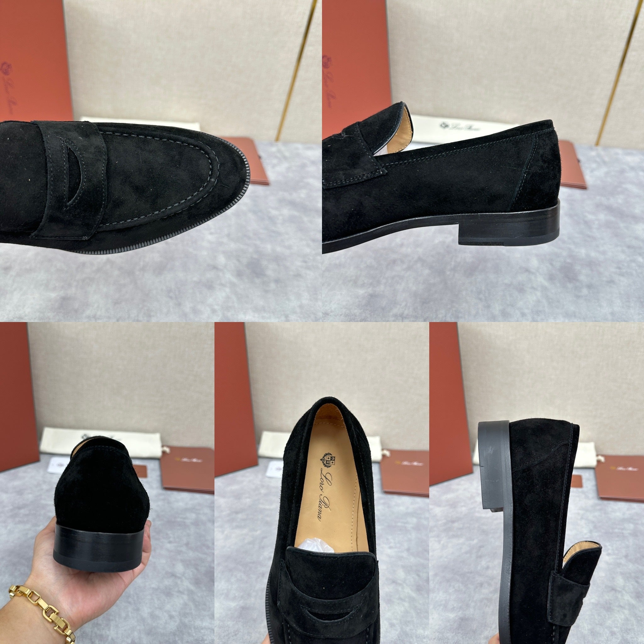 Brown, Dark brown and Black Shoes - FashionHype.xyz
