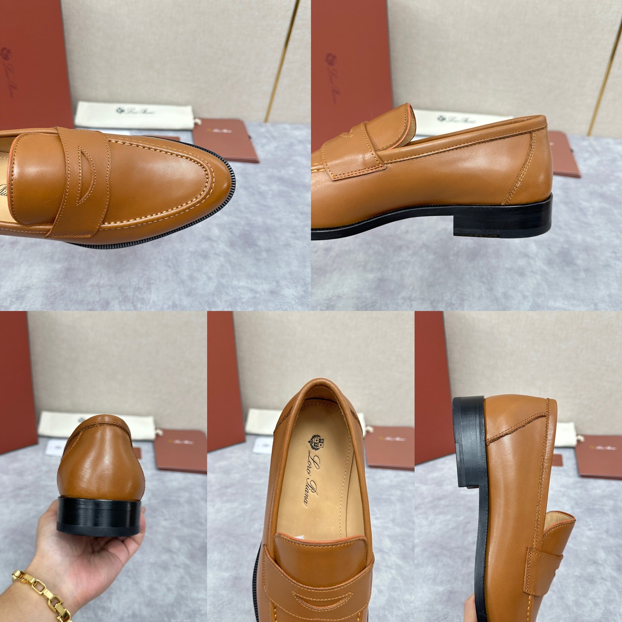 Brown, Dark brown and Black Shoes - FashionHype.xyz