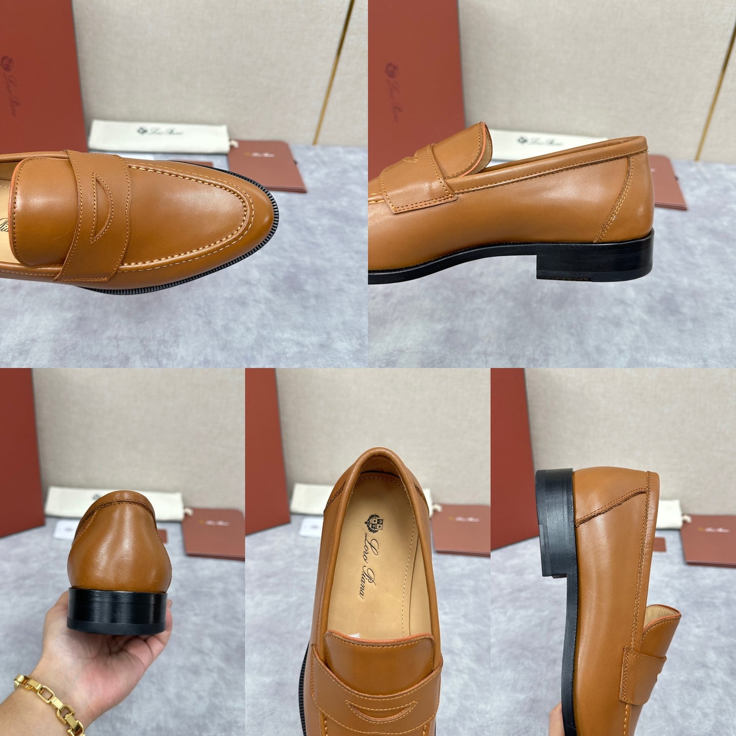 Brown, Dark brown and Black Shoes