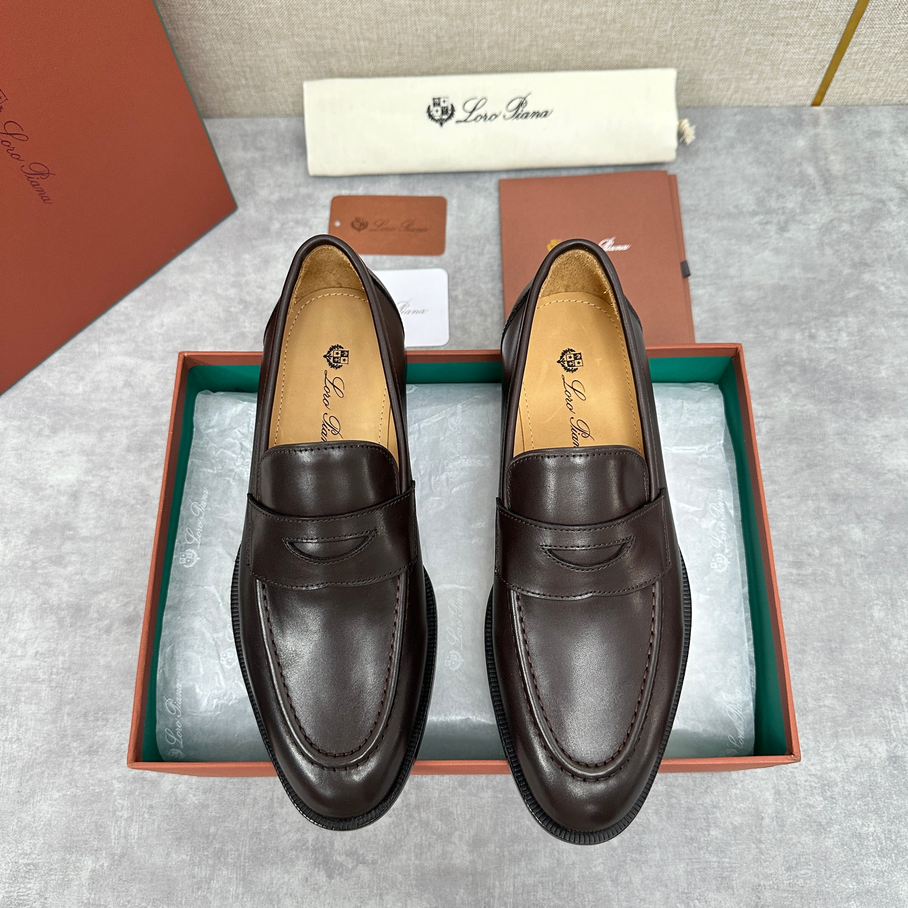 Brown, Dark brown and Black Shoes - FashionHype.xyz