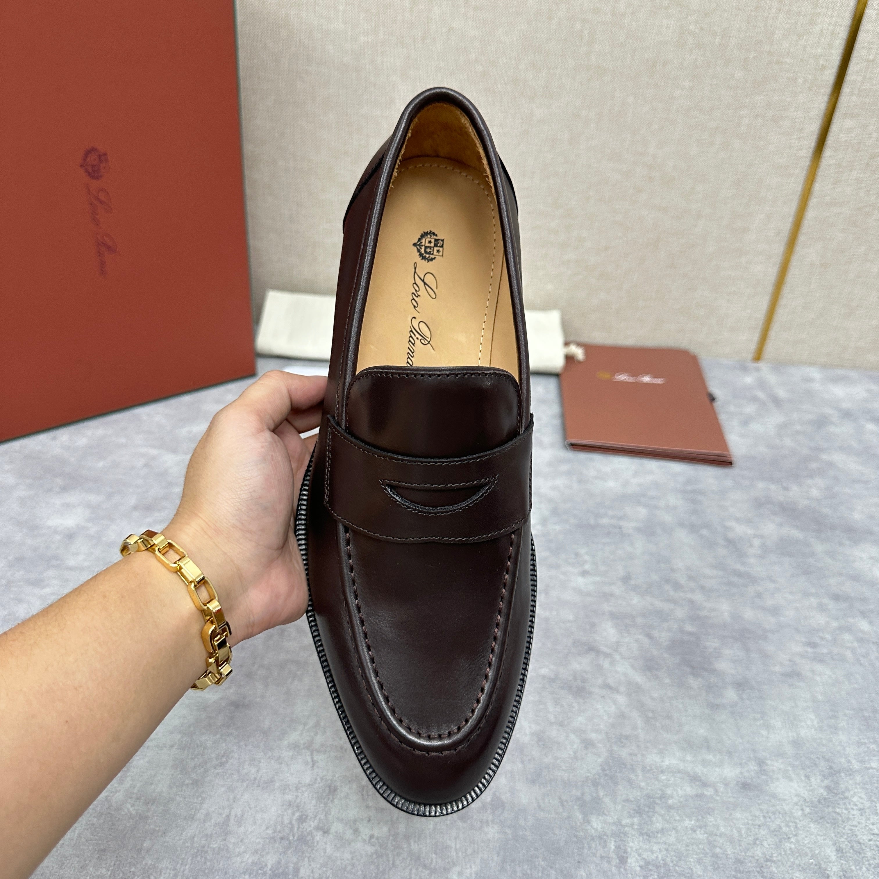 Brown, Dark brown and Black Shoes - FashionHype.xyz