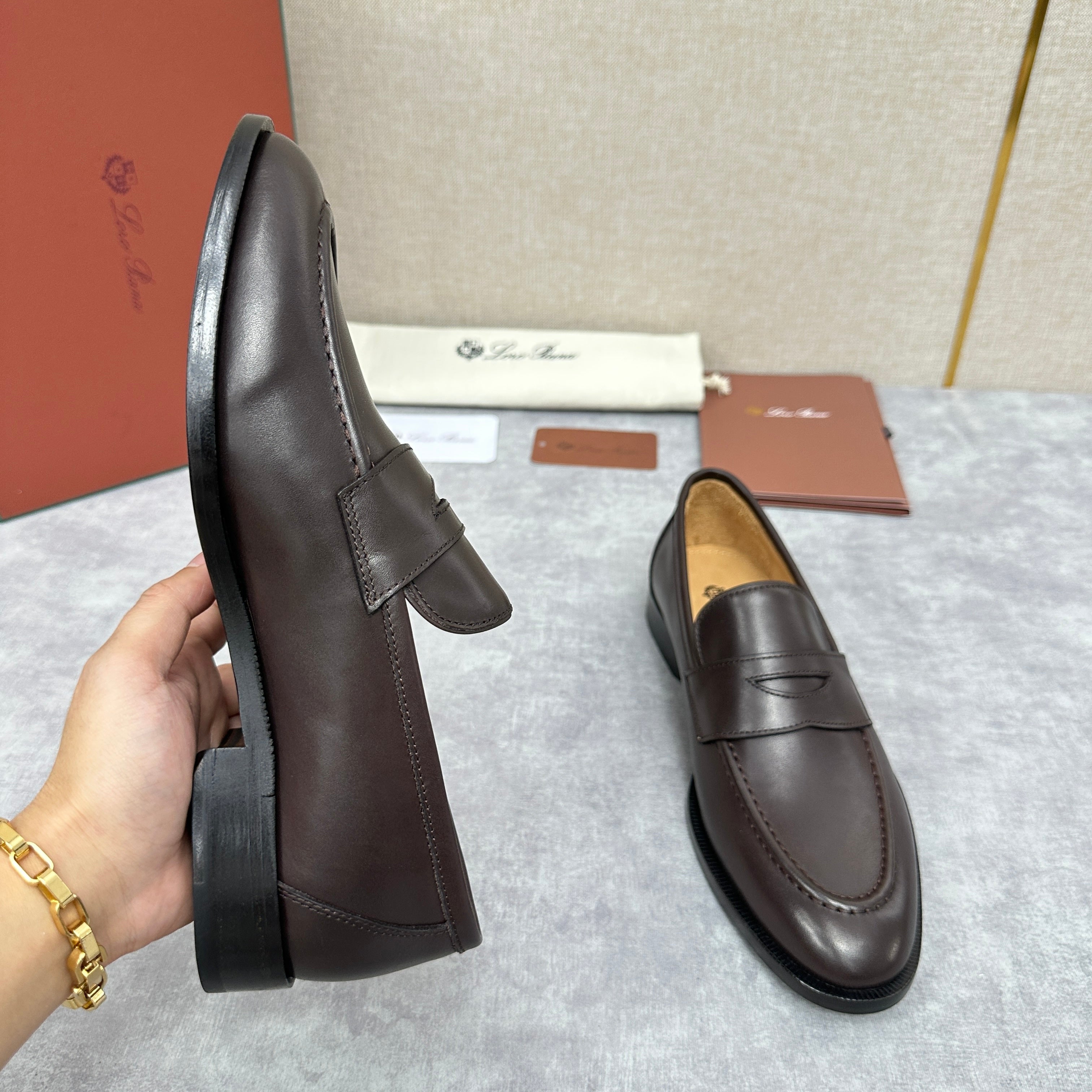 Brown, Dark brown and Black Shoes - FashionHype.xyz