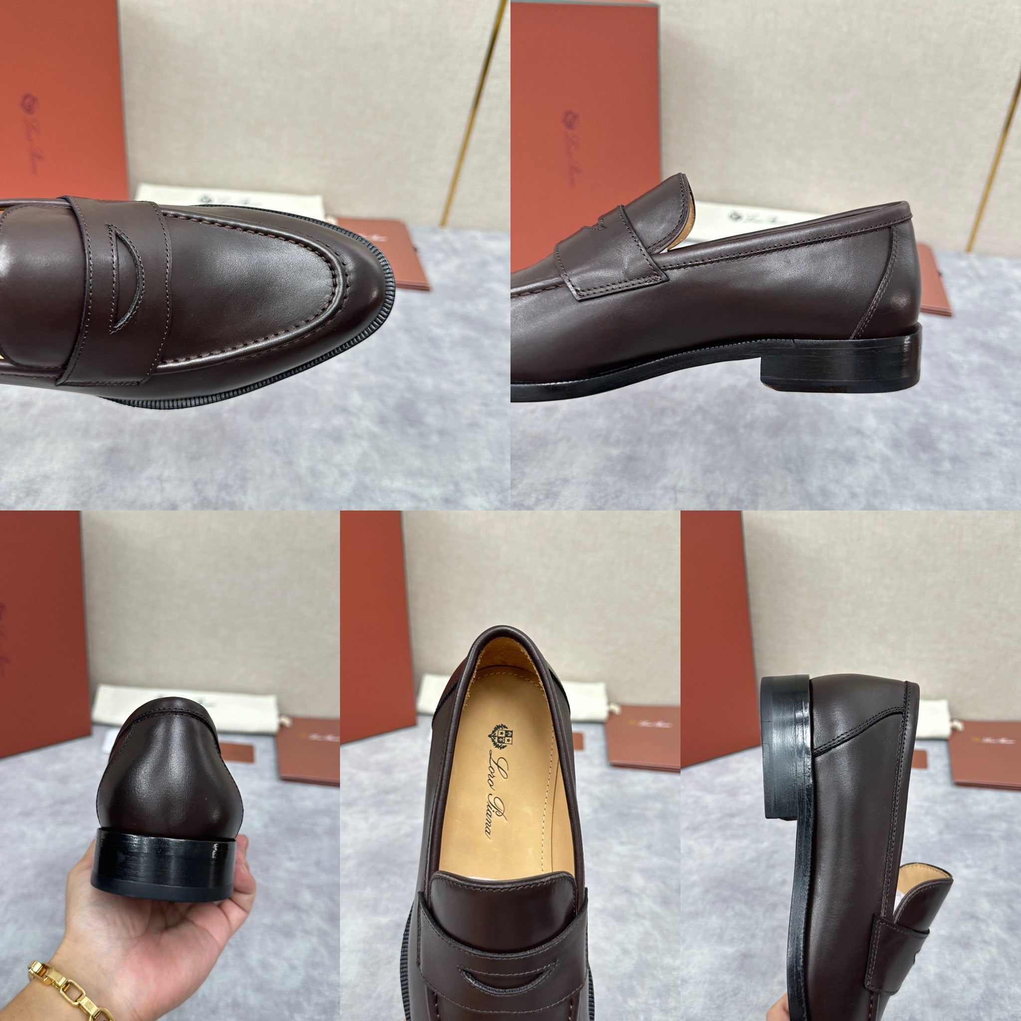 Brown, Dark brown and Black Shoes - FashionHype.xyz