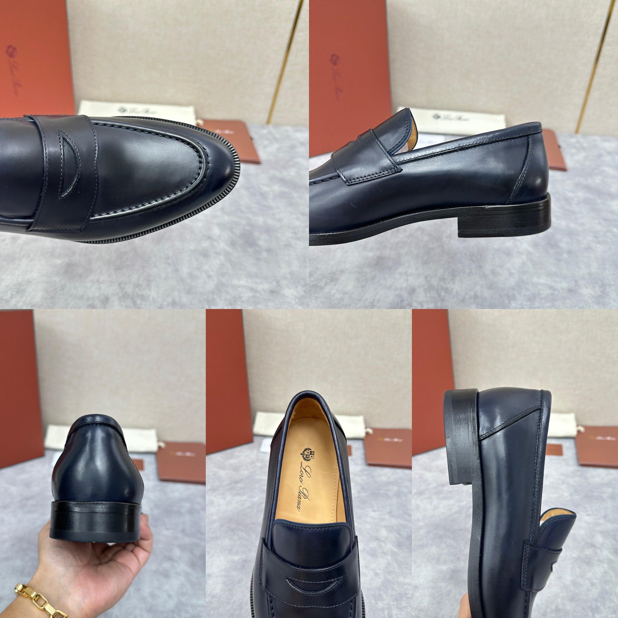 Brown, Dark brown and Black Shoes - FashionHype.xyz