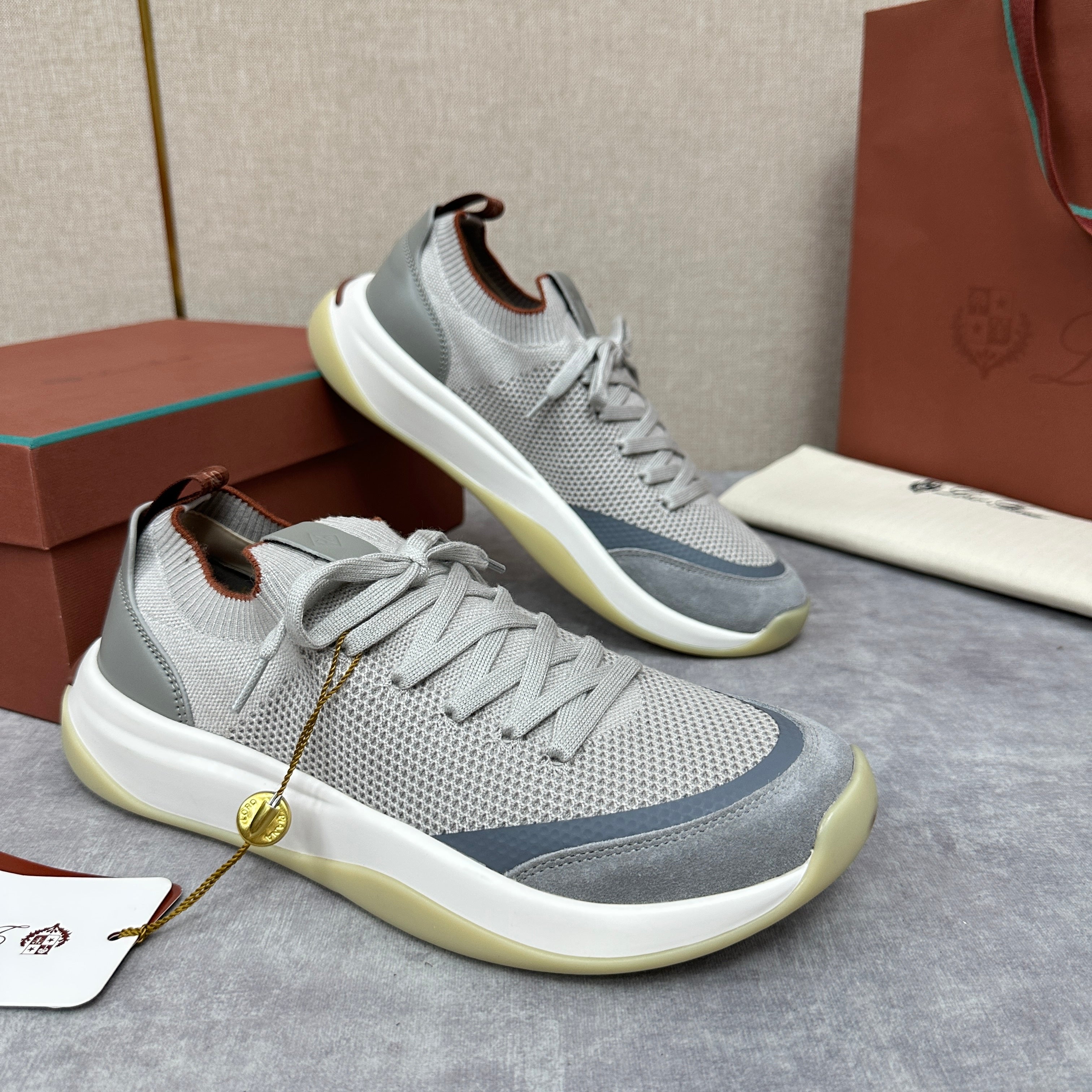 Light Grey, Beige, Black and Charcoal Grey Shoes