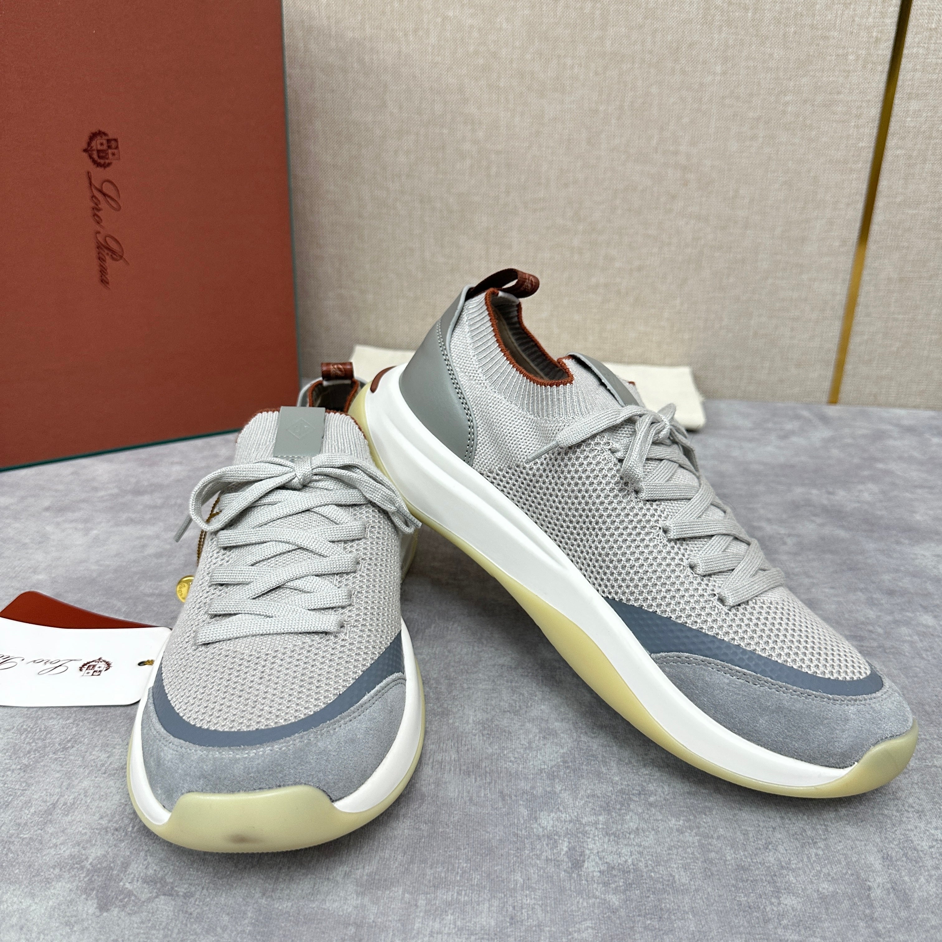 Light Grey, Beige, Black and Charcoal Grey Shoes