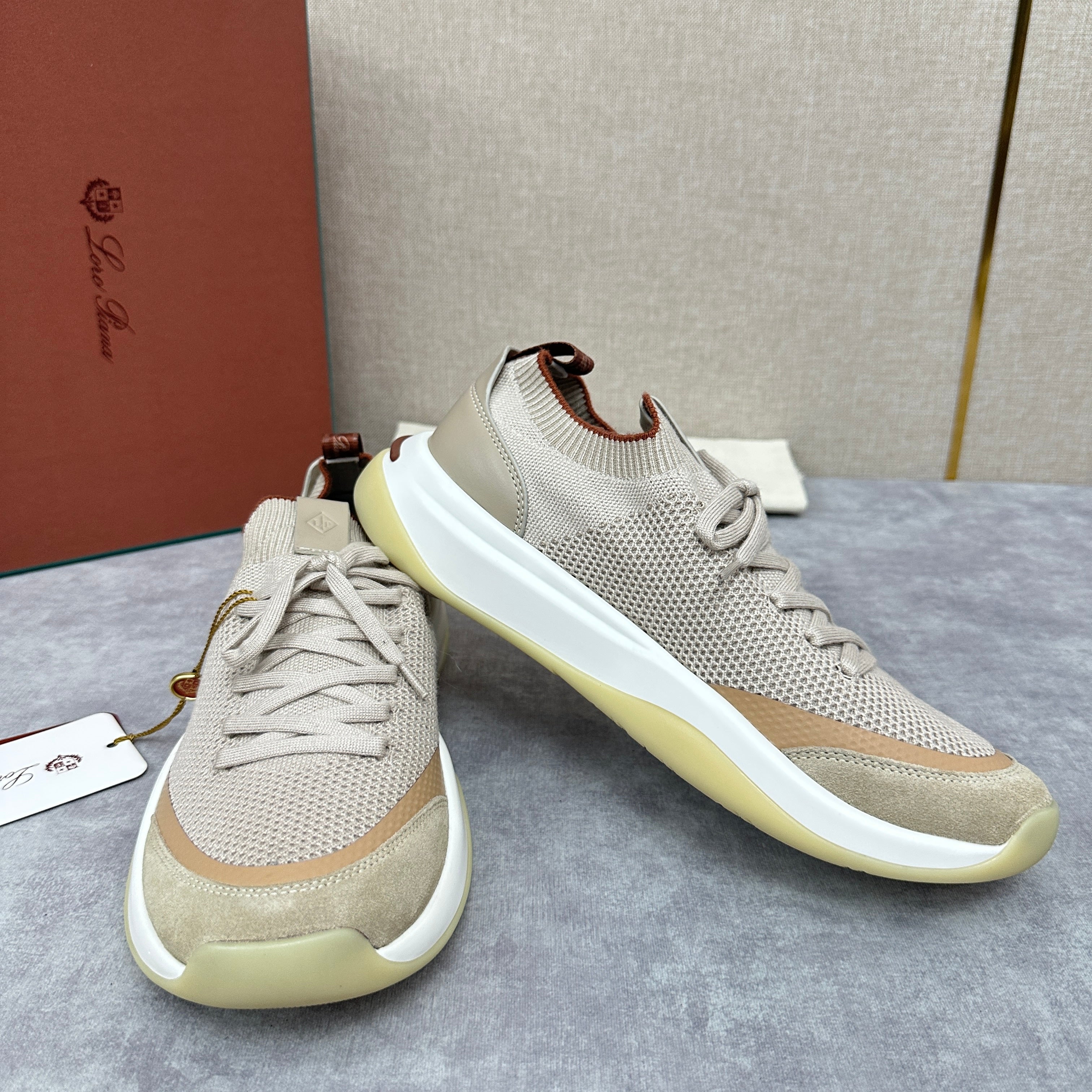 Light Grey, Beige, Black and Charcoal Grey Shoes