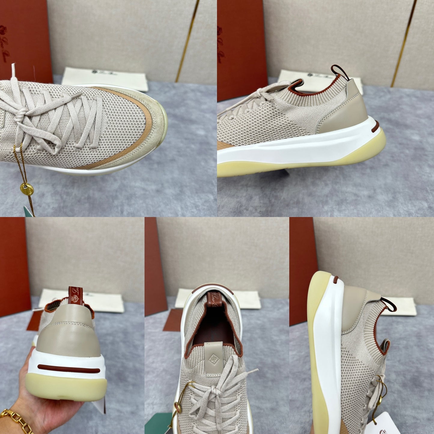 Light Grey, Beige, Black and Charcoal Grey Shoes